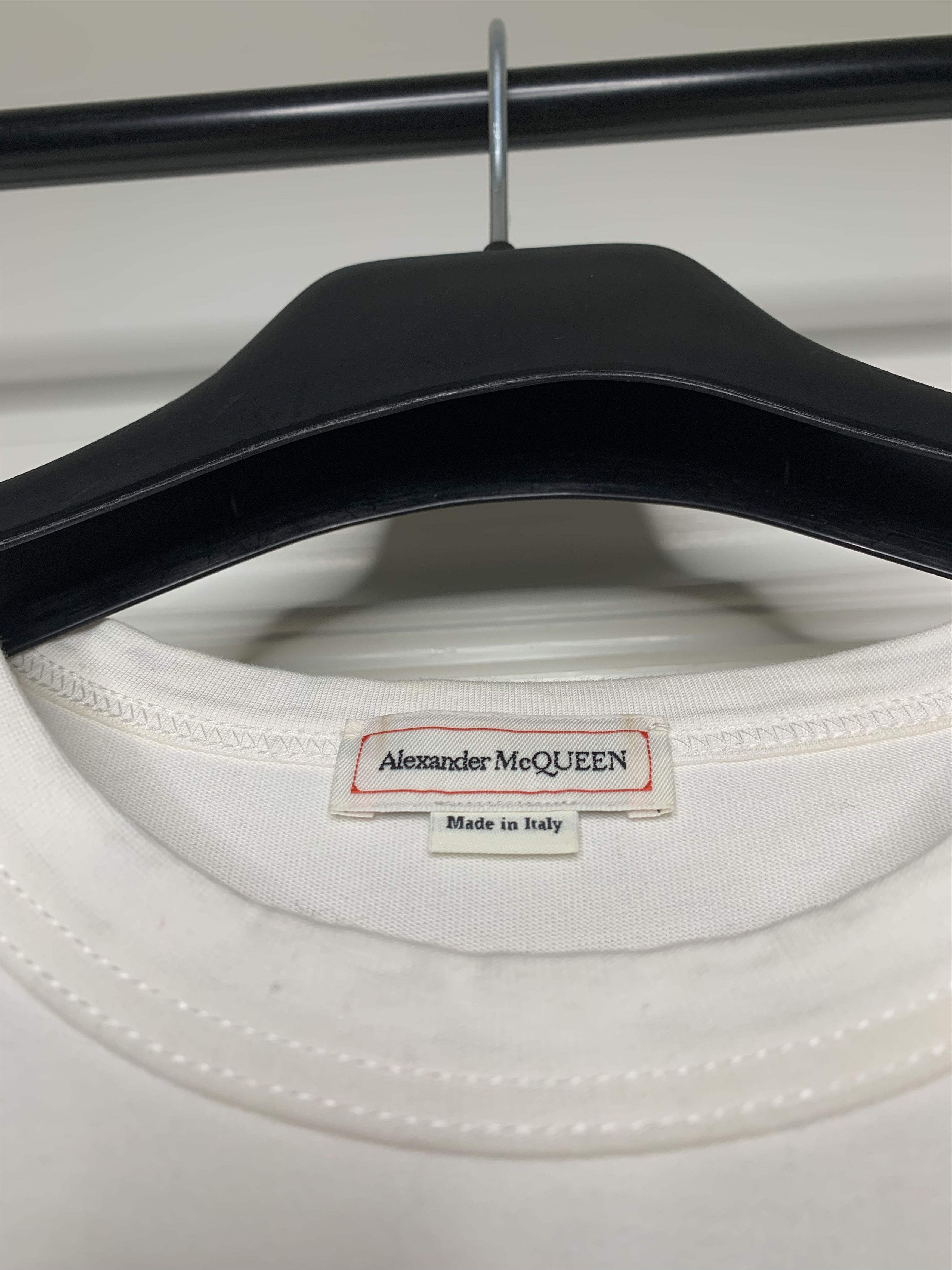 Alexander McQueen Alexander McQueen Logo White T-Shirt Size US S / EU 44-46 / 1 - 3 Thumbnail