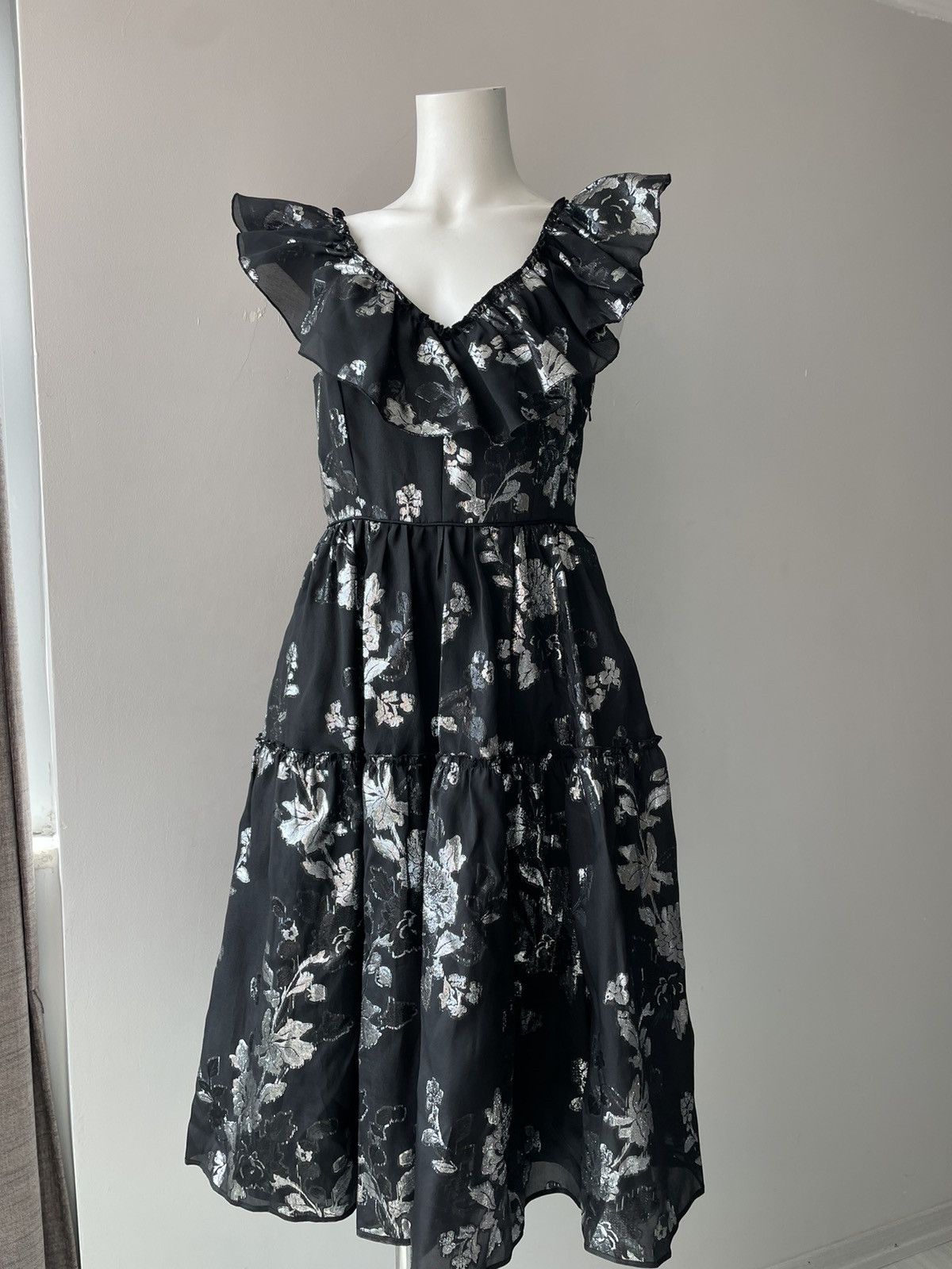 Vintage Machka silk dress Size M / US 6-8 / IT 42-44 - 8 Thumbnail