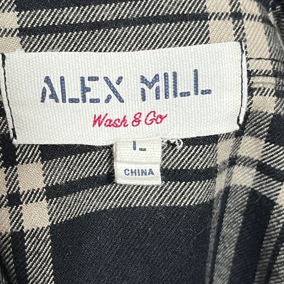 Alex Mill Alex Mill Wash & Go Plaid Flannel Shirt - Large Size US L / EU 52-54 / 3 - 9 Thumbnail