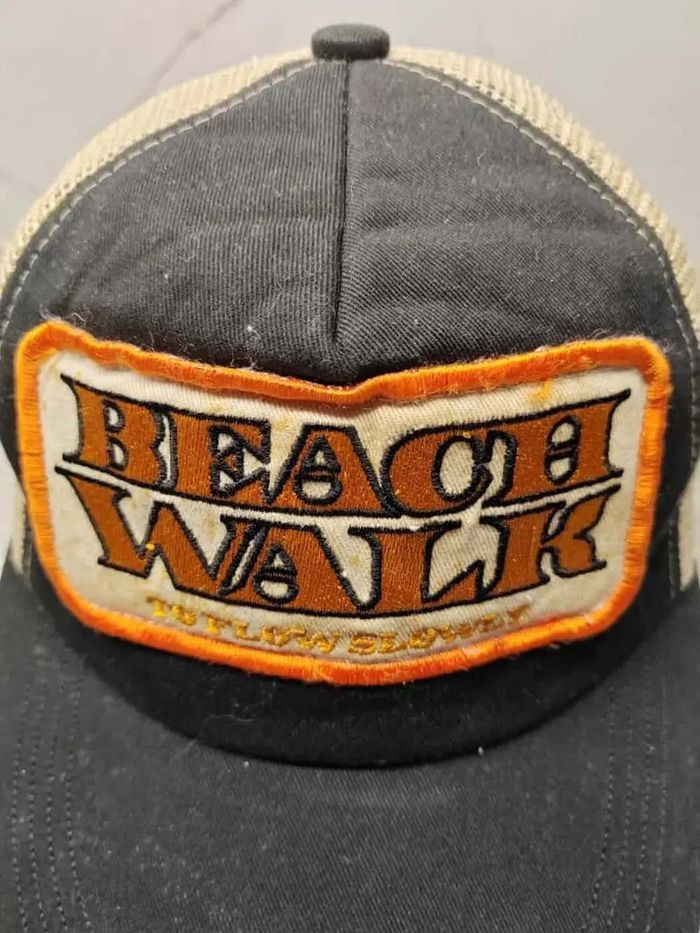Japanese Brand Vintage Beach Walk To Flow Slowly Cap Ha Size ONE SIZE - 3 Thumbnail