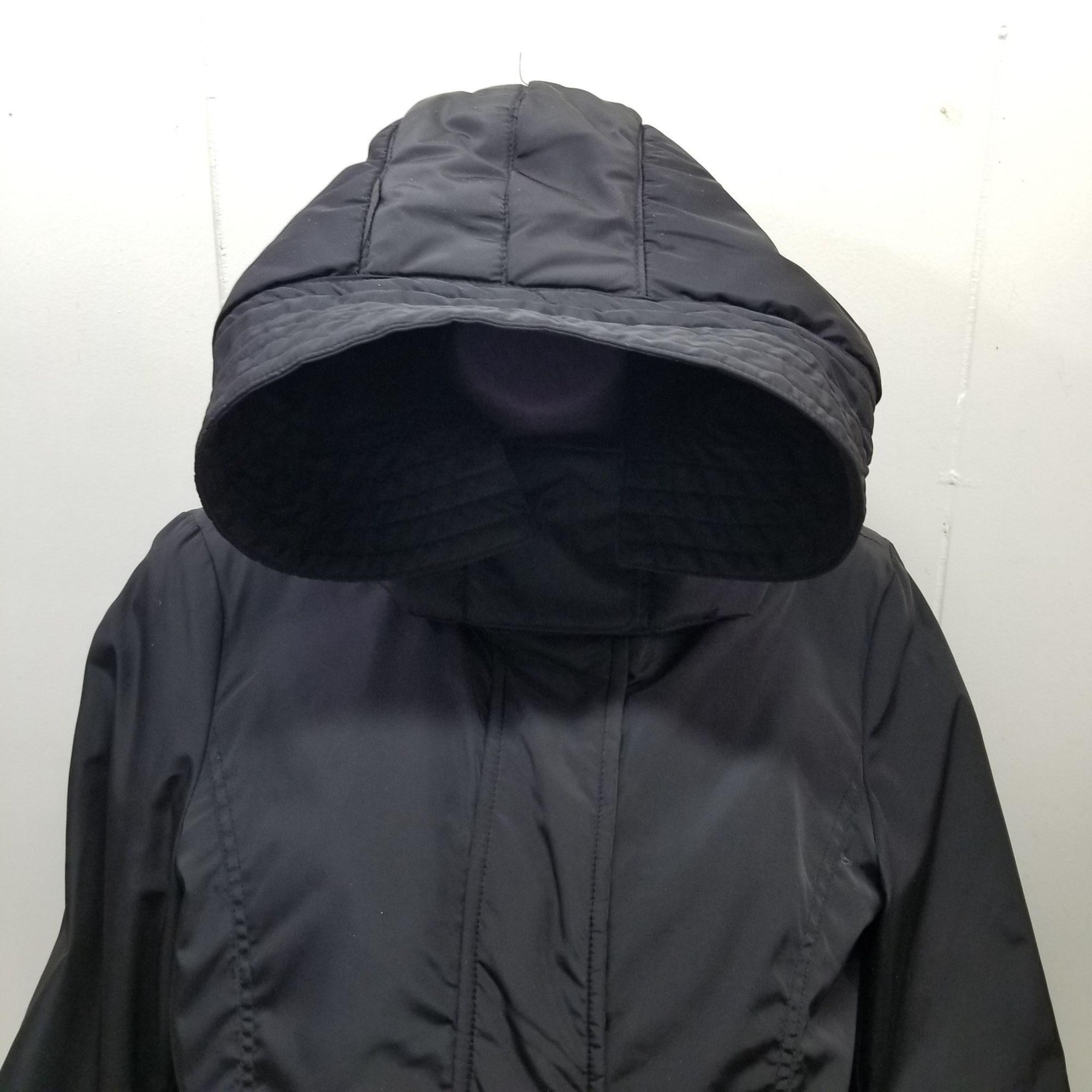 Zara Zara Basic S Black Coat Hood Removable Zip In Liner Vest Win Size S / US 4 / IT 40 - 7 Thumbnail