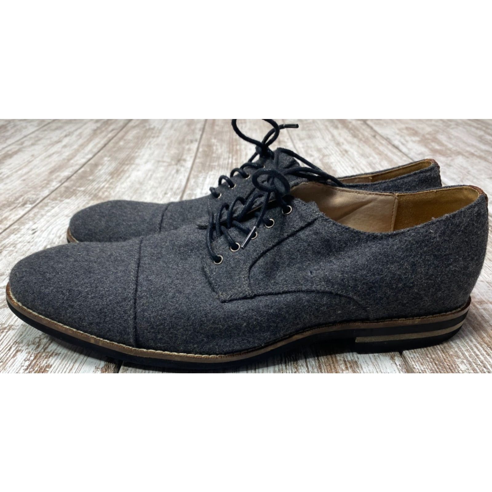Vintage VINTAGE Aston Grey Castro Cap Toe 500426 Oxford Men's 10.5 Gray 1224 Size ONE SIZE - 5 Thumbnail