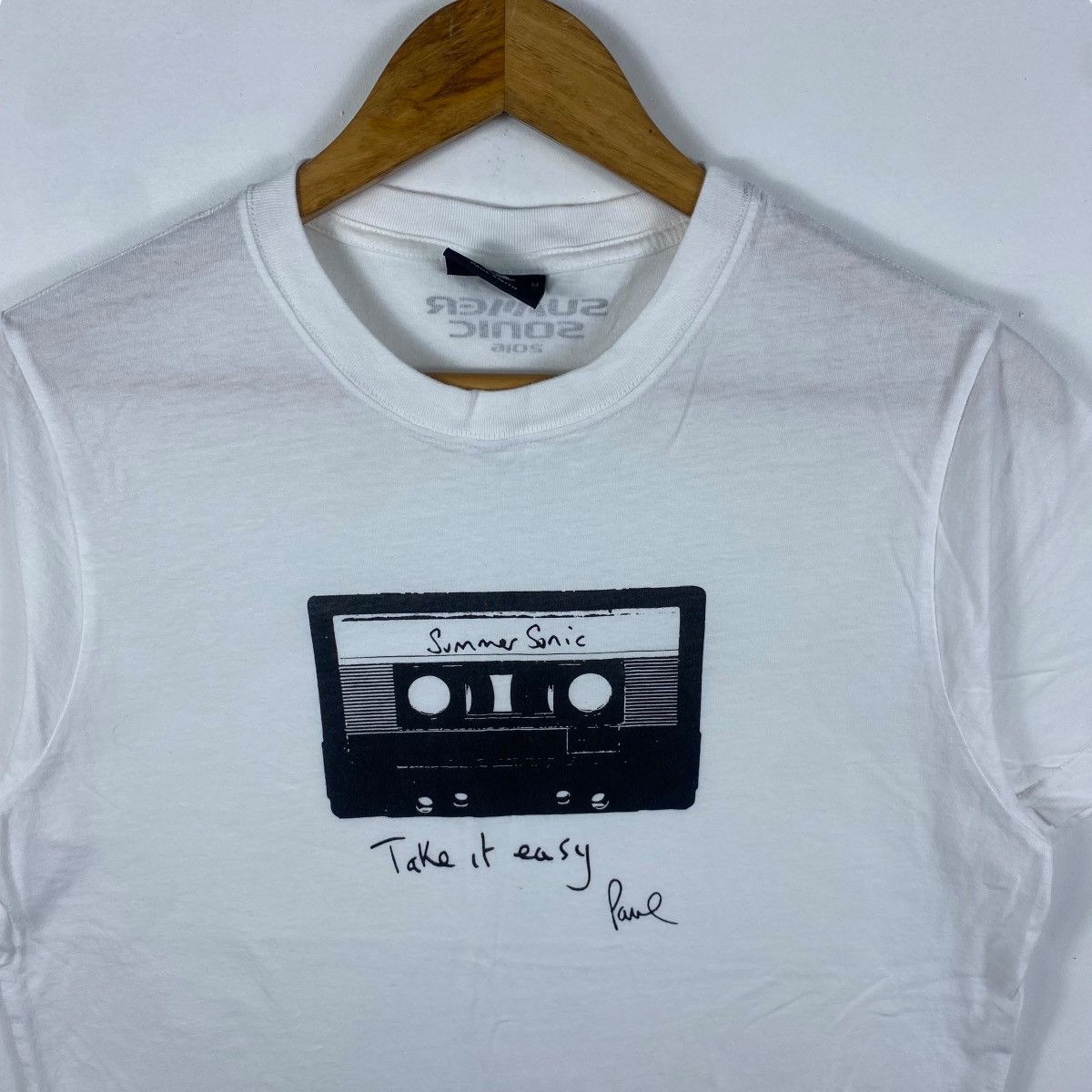 Paul Smith PAUL SMITH Summer Sonic 2016 Take It Easy Graphic Tee Shirt Size US M / EU 48-50 / 2 - 2 Thumbnail