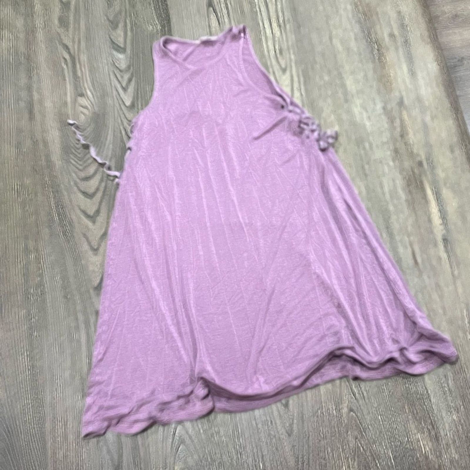 American Eagle Outfitters American Eagle Soft & Sexy Tank Dress Lace-Up Crewneck XXS Size XXS / US 00 / IT 34 - 1 Thumbnail