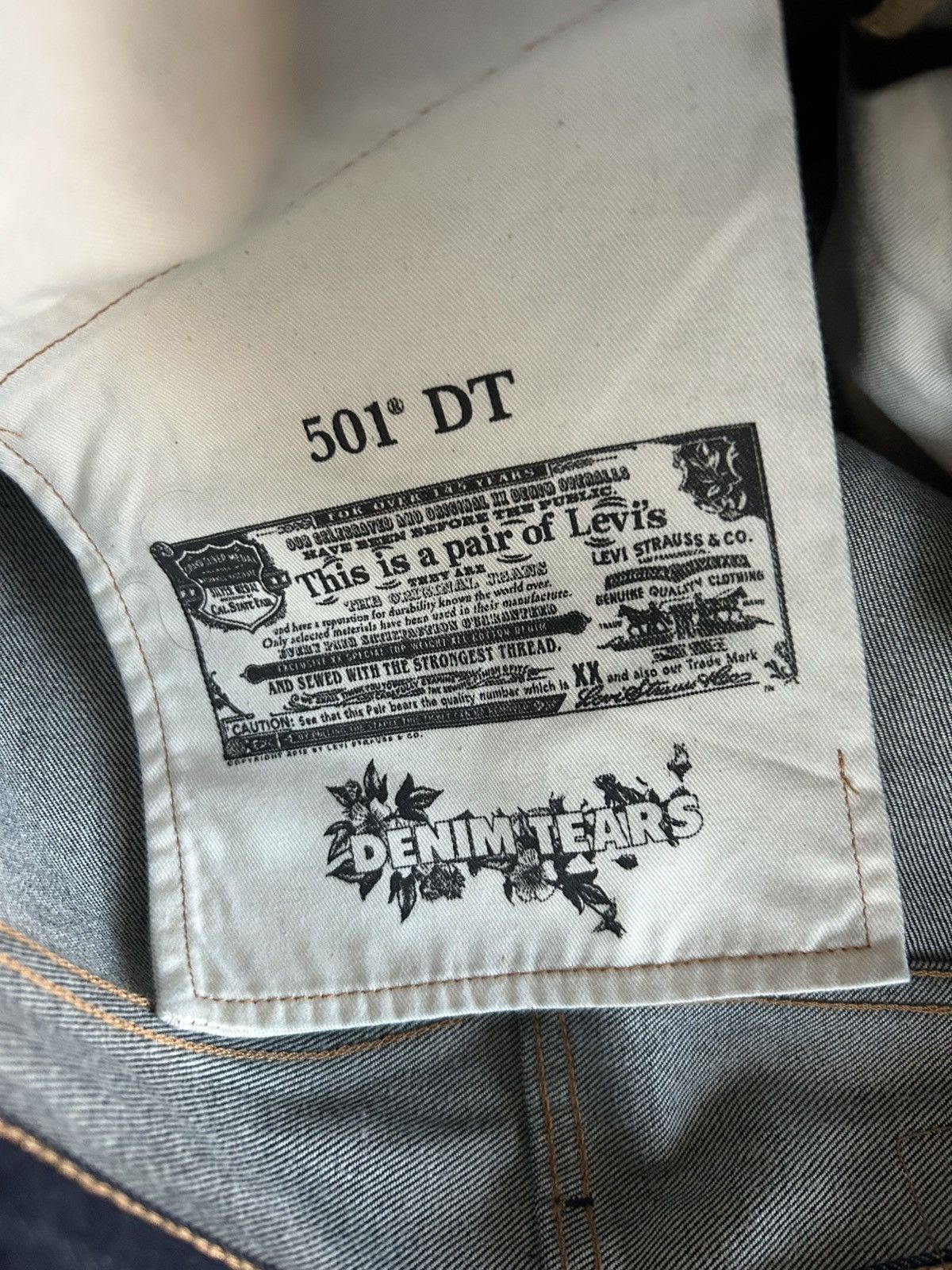DENIM TEARS × Levi's Denim Tears x Levi’s Cotton Wreath Jean Size US 32 / EU 48 - 4 Thumbnail