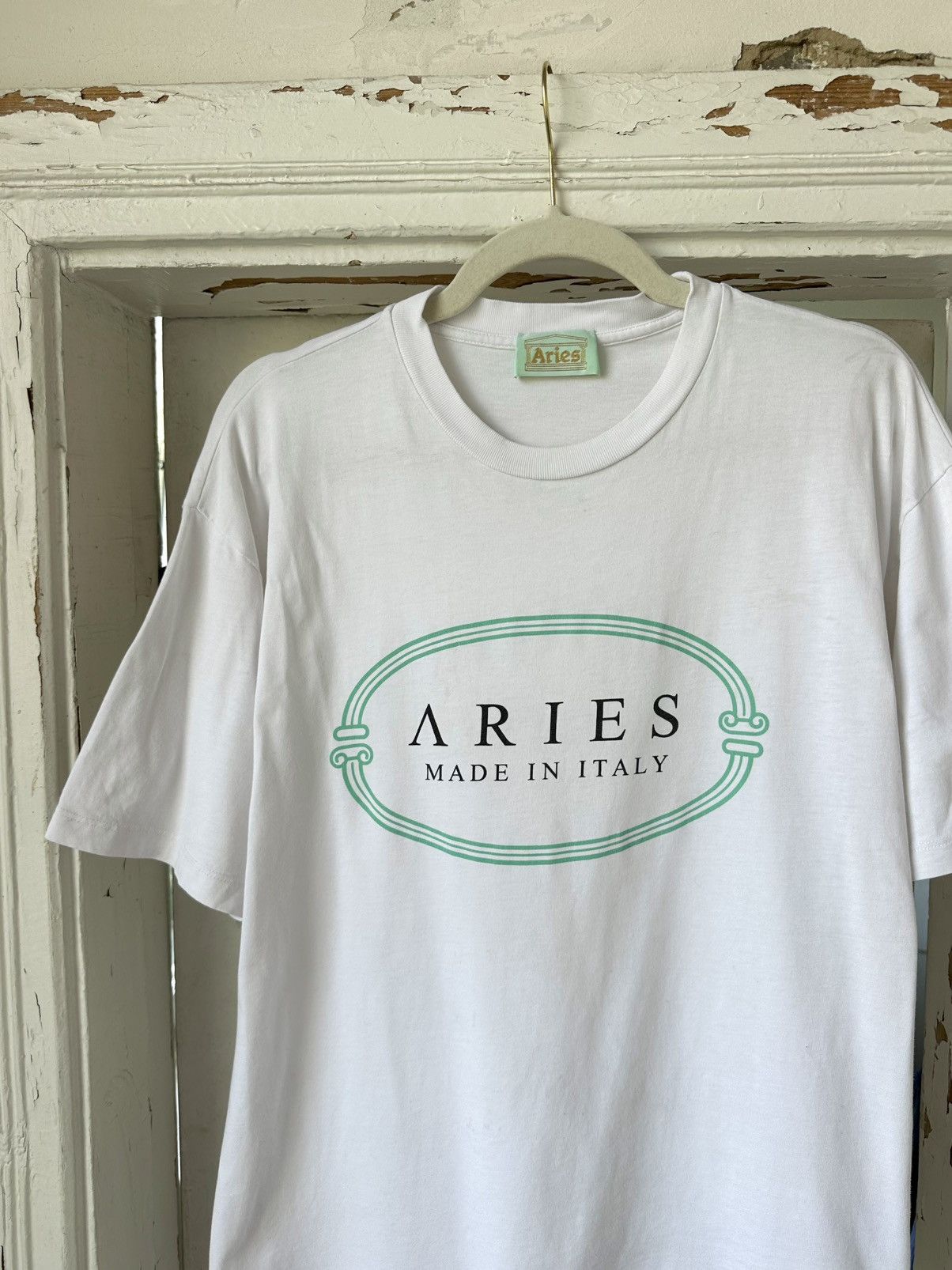 Aries Aries Made in Italy Printed White T-shirt Size US M / EU 48-50 / 2 - 2 Thumbnail