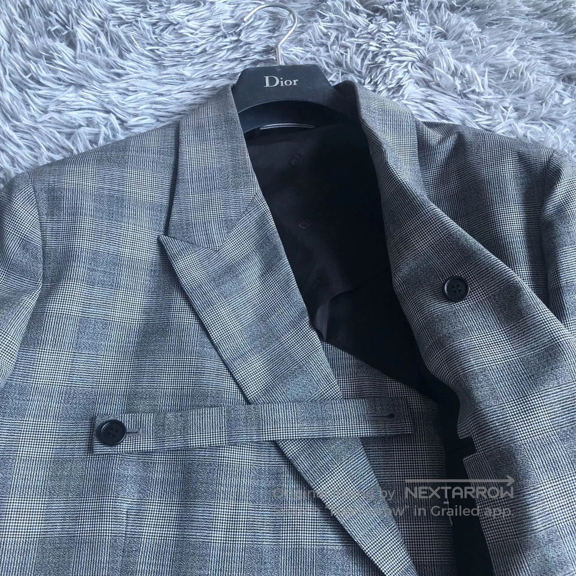 Dior Dior Homme 19SS Houndstooth Wool Blazer. Size US L / EU 52-54 / 3 - 6 Thumbnail