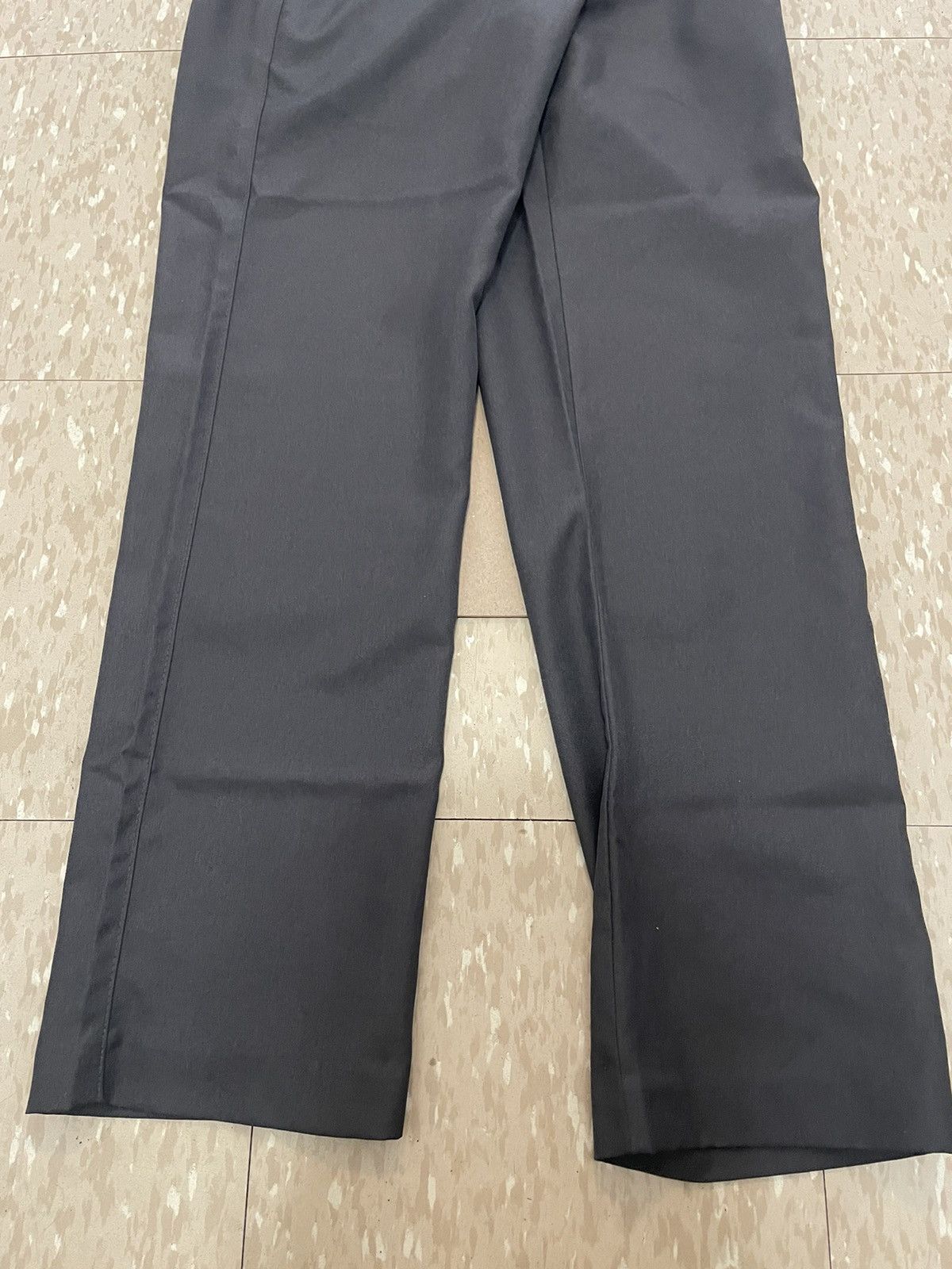 Designer Flynn O'Hara Uniform Men's Gray Pants relaxed fit SIze 33x Size US 33 - 4 Thumbnail