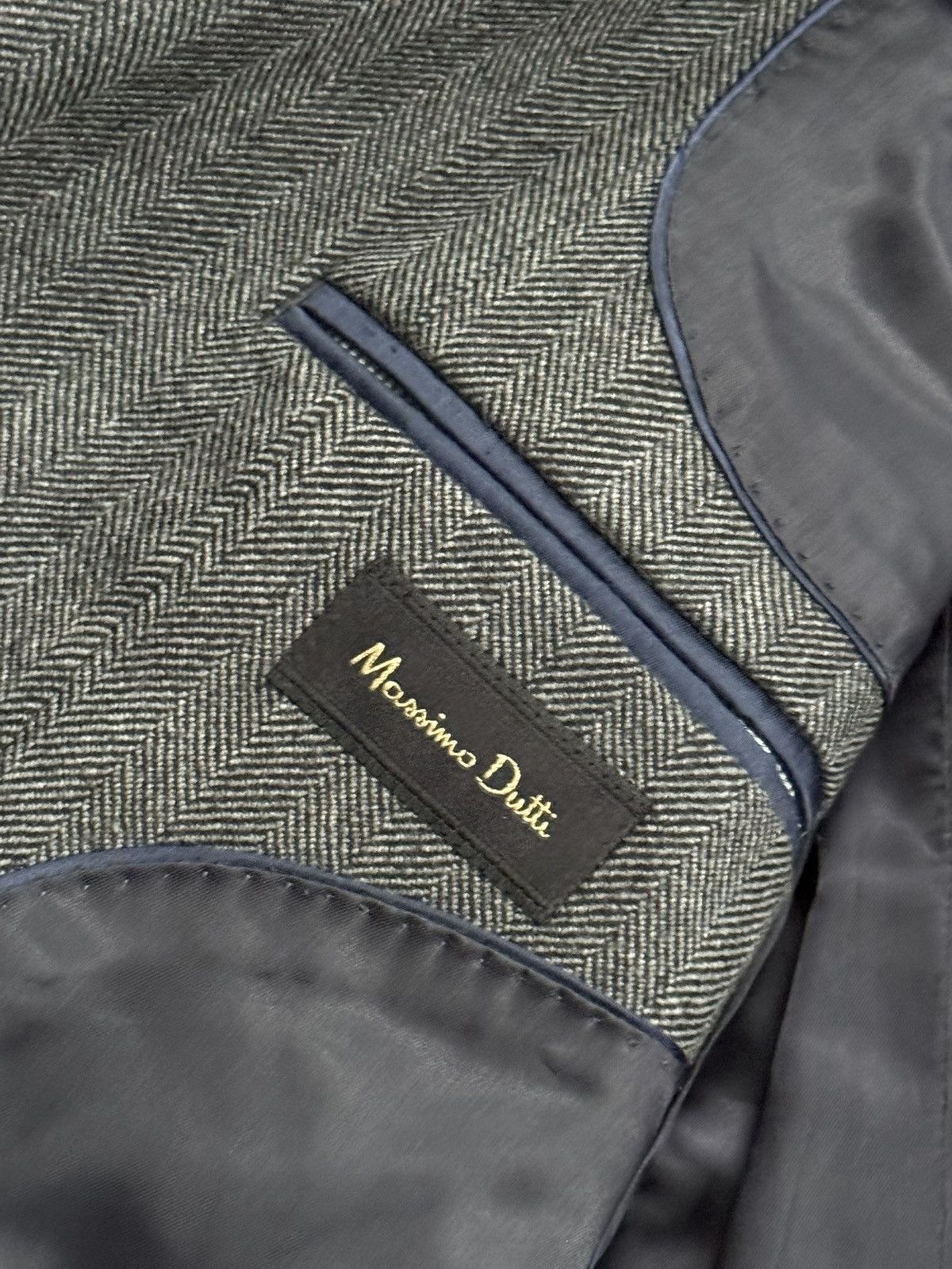 Massimo Dutti Massimo Dutti EUR48/USA38 blazer button up wool jacket Size 38R - 13 Thumbnail