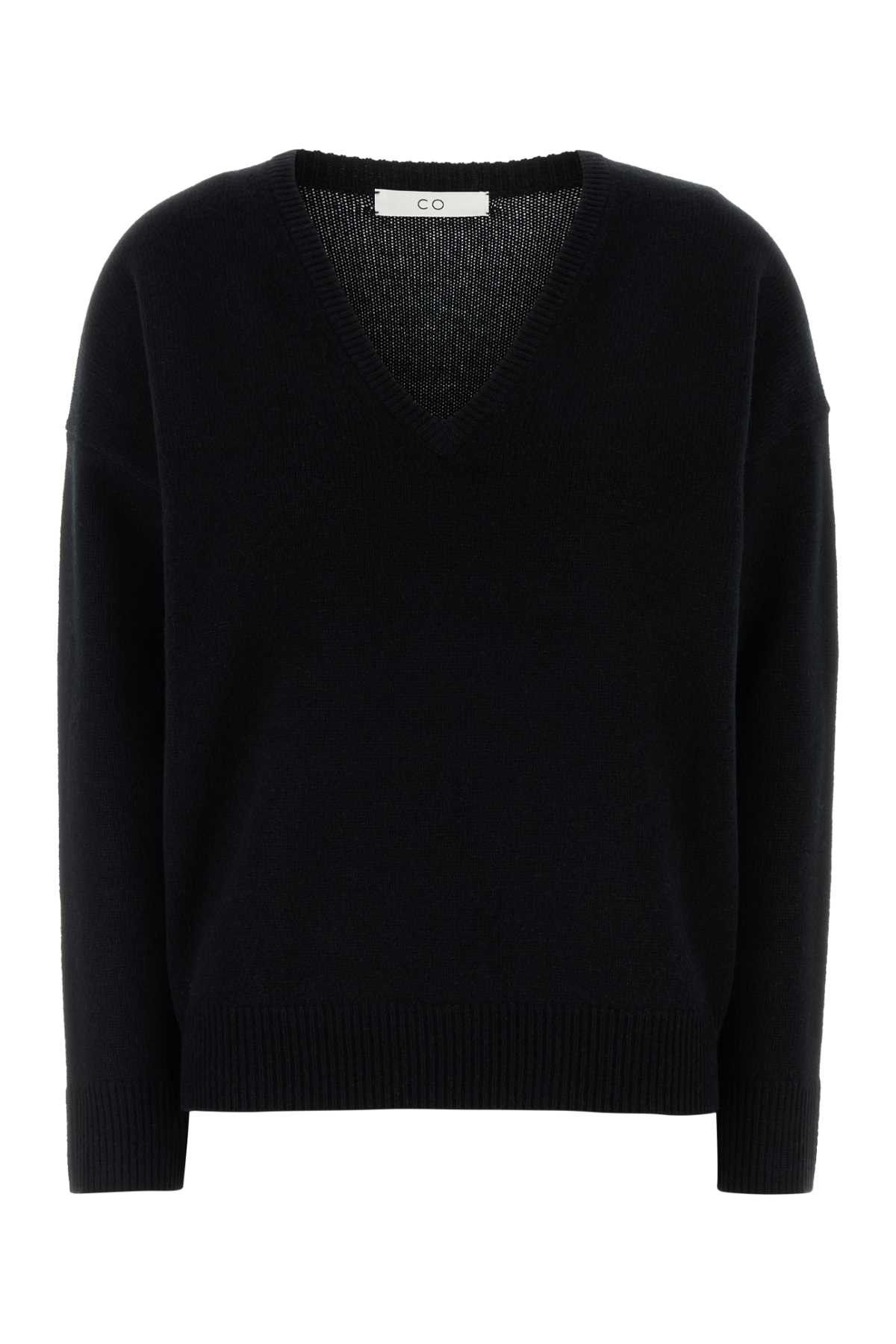 CO Black Cashmere Sweater Size XL / US 12-14 / IT 48-50 - 1 Thumbnail