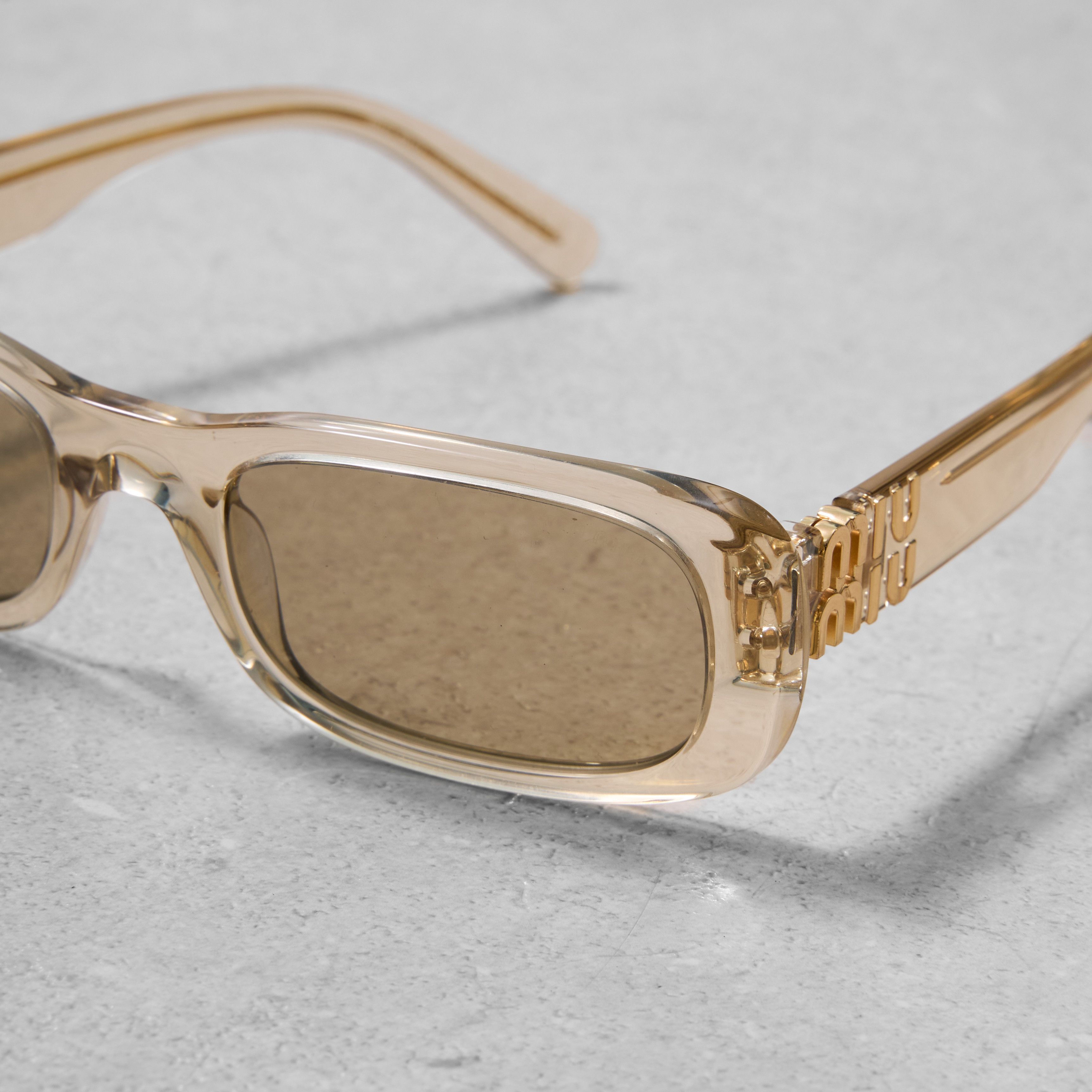 Miu Miu MIU MIU MU 08ZS 11T40F Sunglasses Size ONE SIZE - 4 Thumbnail