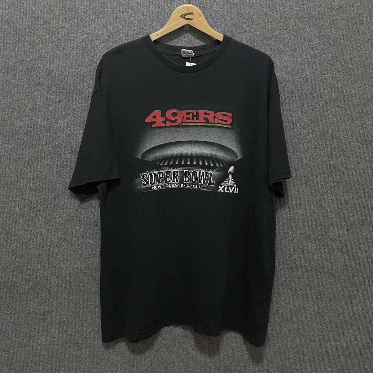 NFL × Vintage Vintage 2013 49ERS NFL Super Bowl T Shirt Size US L / EU 52-54 / 3 - 1 Thumbnail