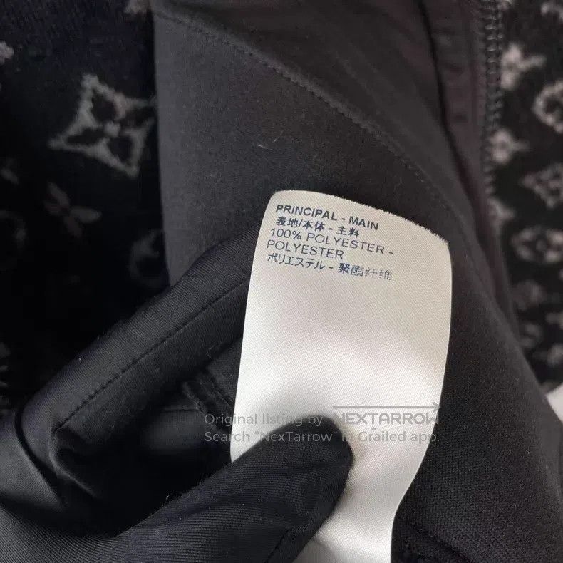 Louis Vuitton Louis Vuitton Monogram Black Logoed Teddy Cashmere Jacket Size US XS / EU 42 / 0 - 9 Thumbnail
