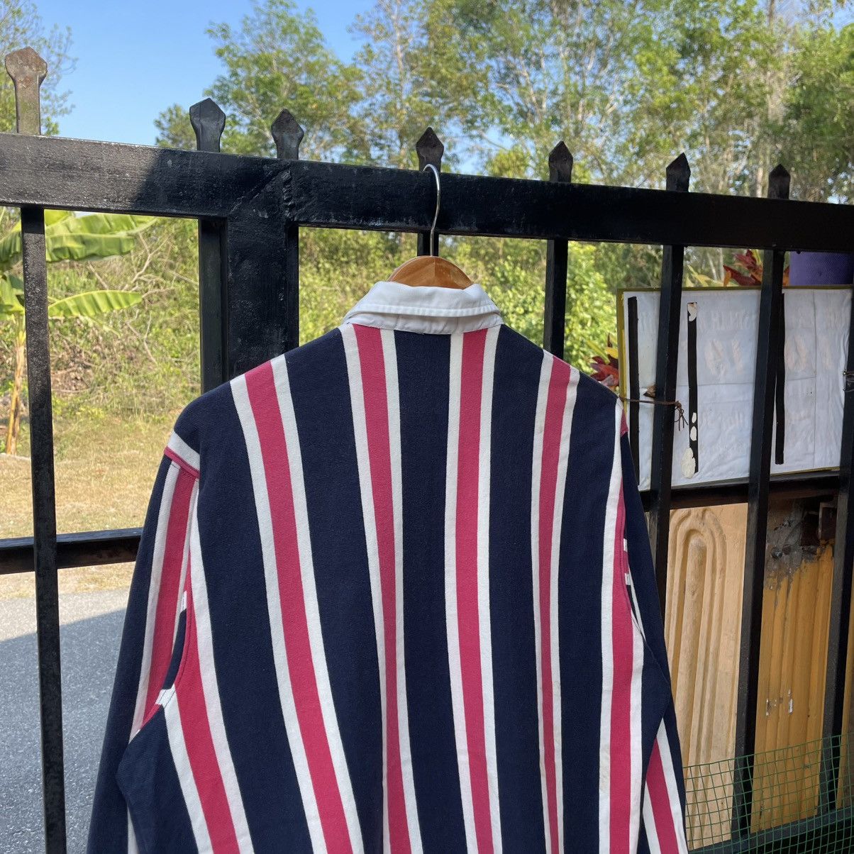Polo Ralph Lauren 🔥Vintage Polo Ralph Lauren Small Pony Striped Rugby Shirts Size US L / EU 52-54 / 3 - 3 Thumbnail