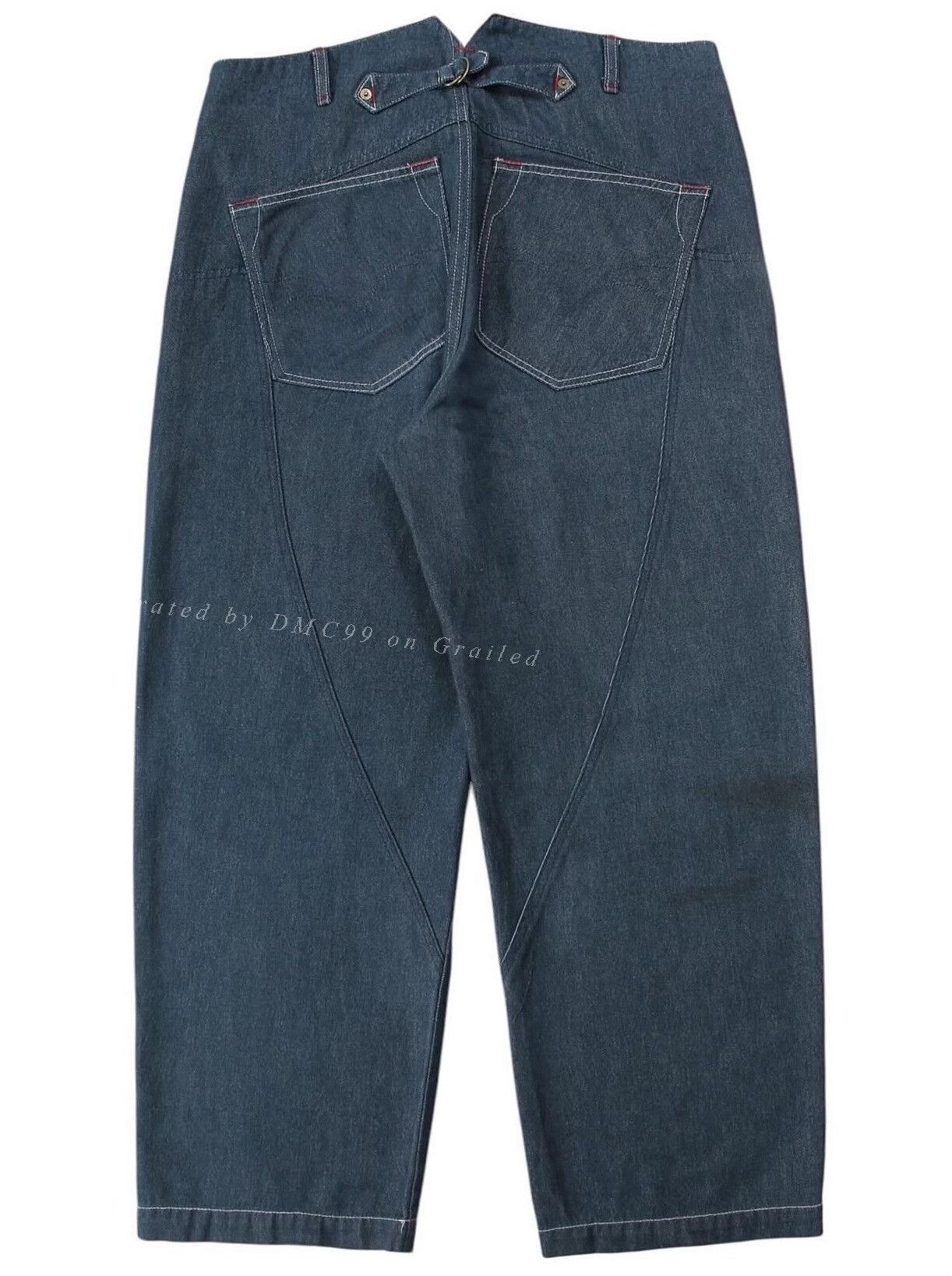 Vintage Vintage 1990s Marithe Francois Girbaud Double Knee Jeans Size US 36 / EU 52 - 1 Thumbnail