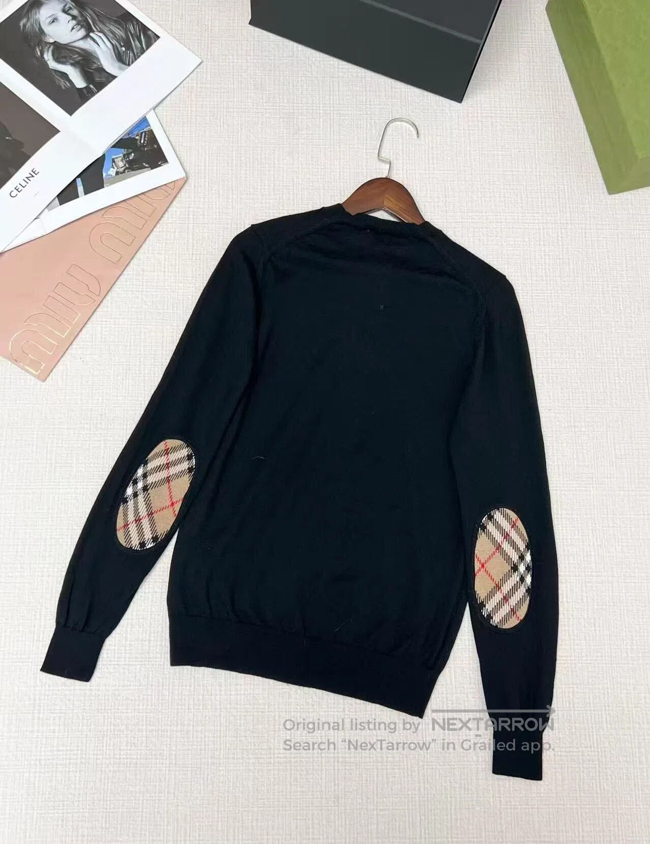 Burberry Burberry Wool Crew Neck Knit Sweater. Size US M / EU 48-50 / 2 - 2 Thumbnail