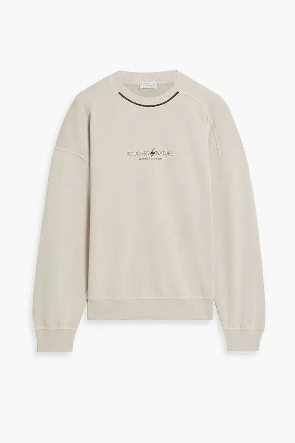 Brunello Cucinelli o1w1db10825 Sweatshirt in Red Size M / US 6-8 / IT 42-44 - 1 Thumbnail