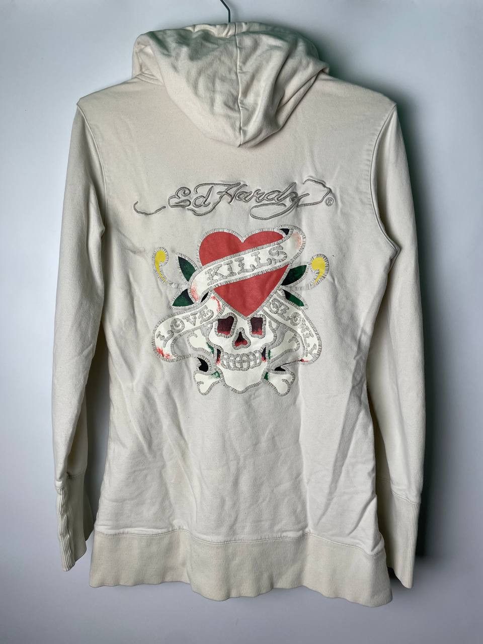 Christian Audigier × Ed Hardy Vintage Y2K streetwear AvantGarde Ed hardy zip hoodie Size L / US 10 / IT 46 - 2 Thumbnail