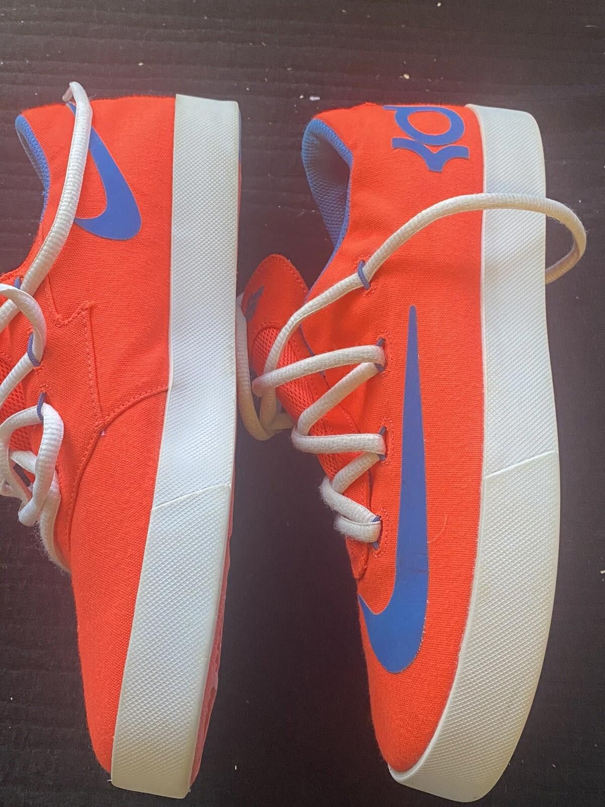 Nike Nike Kevin Durant Vulc GS Kids Youth Size 5 .5Y Orange Size US 5.5 / IT 35.5 - 4 Thumbnail