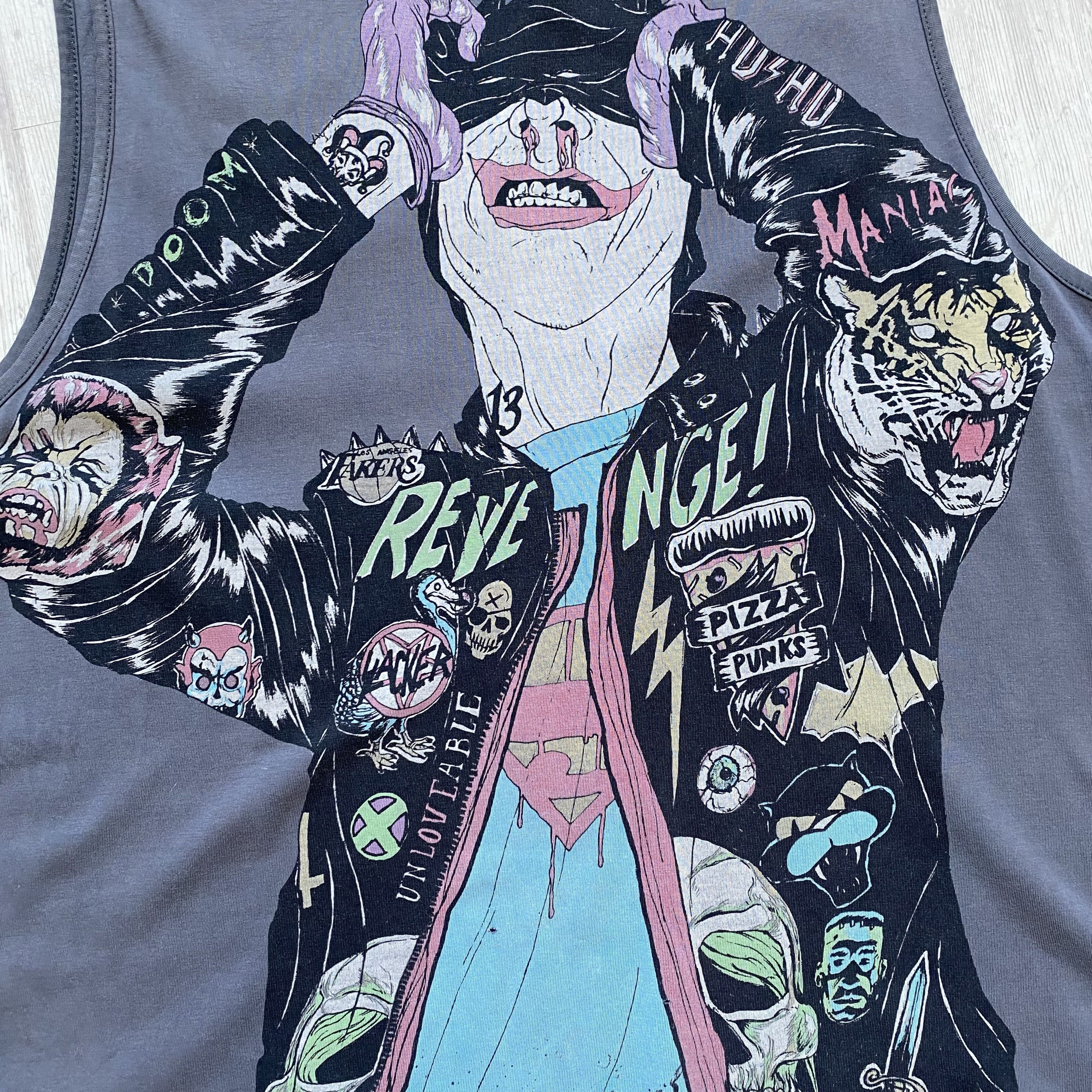 Band Tees Vintage Disturbia Jocker Style Rock Tee skull skategang Size US L / EU 52-54 / 3 - 4 Thumbnail