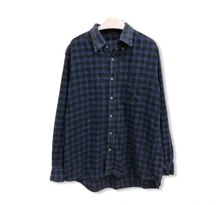 Japanese Brand Japanese Brand GU Plaid Tartan Flannel Shirt 👕 Size US L / EU 52-54 / 3 - 1 Thumbnail