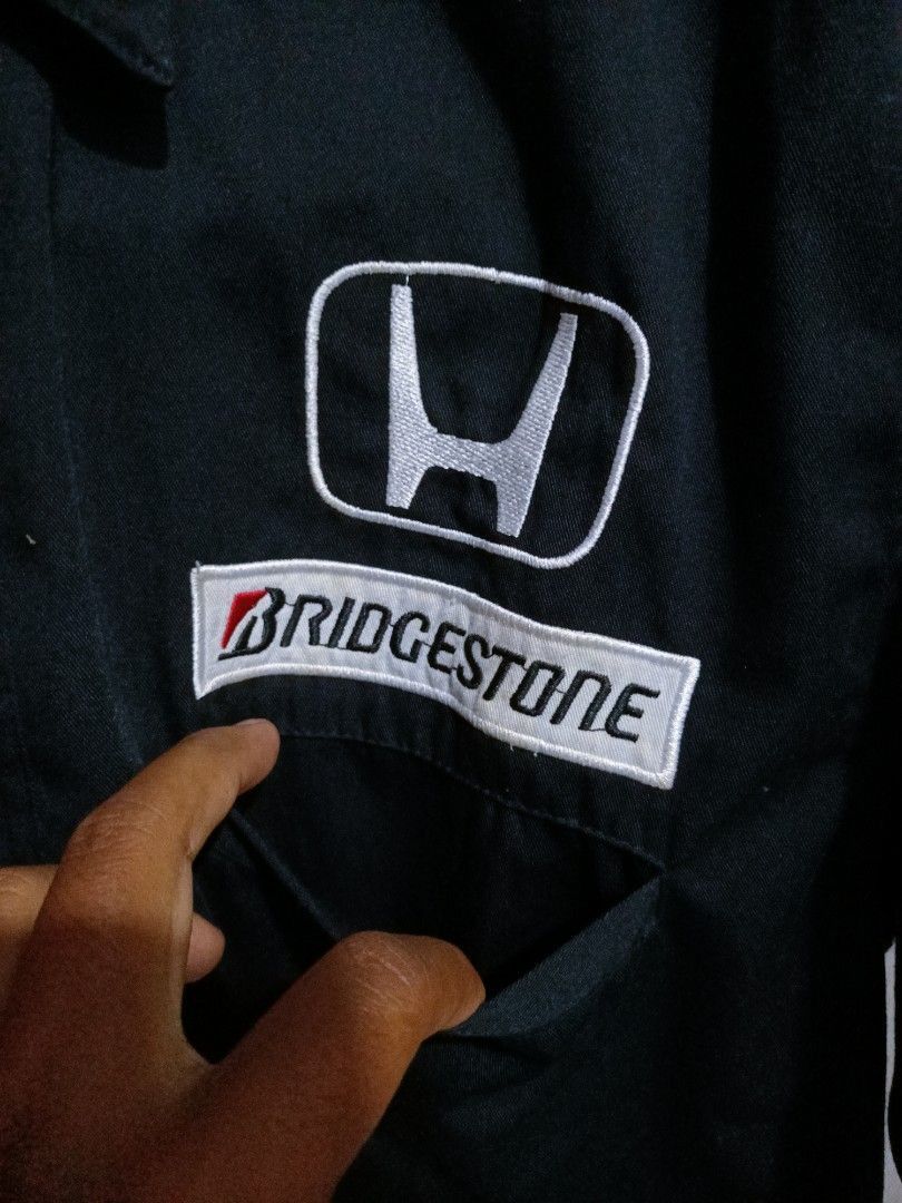 Formula 1 Honda x Super Aguri F1 Team x Bridgestone Pit Crew Shirt XL Size US M / EU 48-50 / 2 - 8 Thumbnail