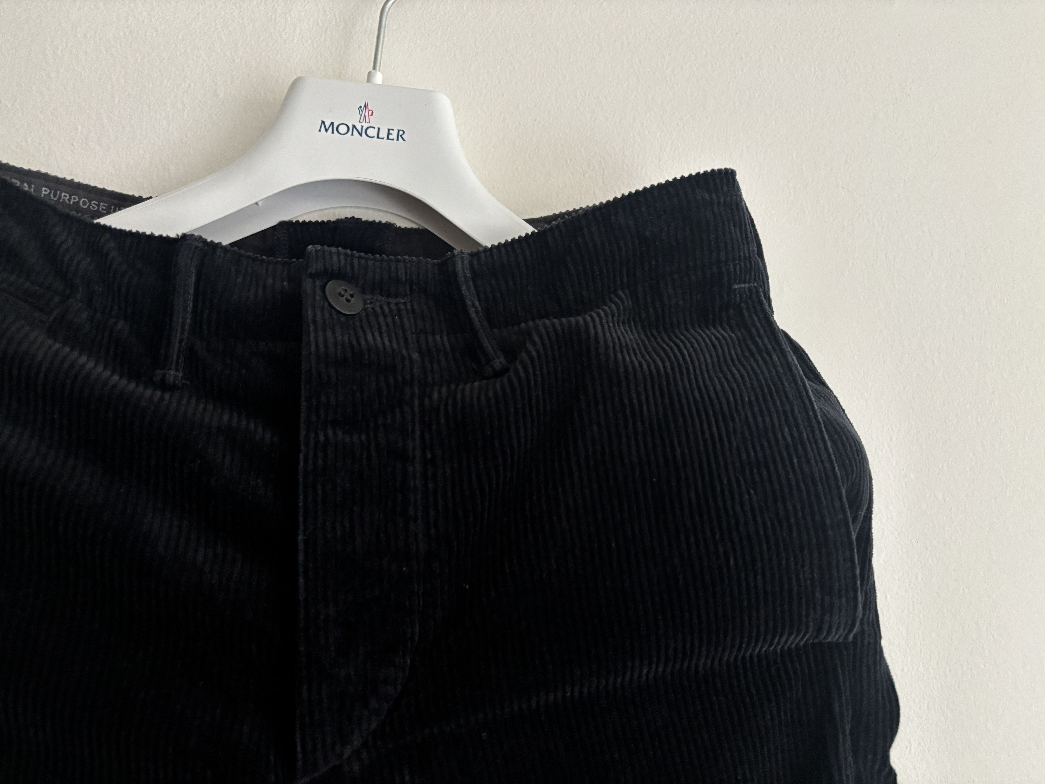 RRL Ralph Lauren $395 BNWT Officer's Black Corduroy Straight Fit Chino Pant Size US 29 - 5 Thumbnail