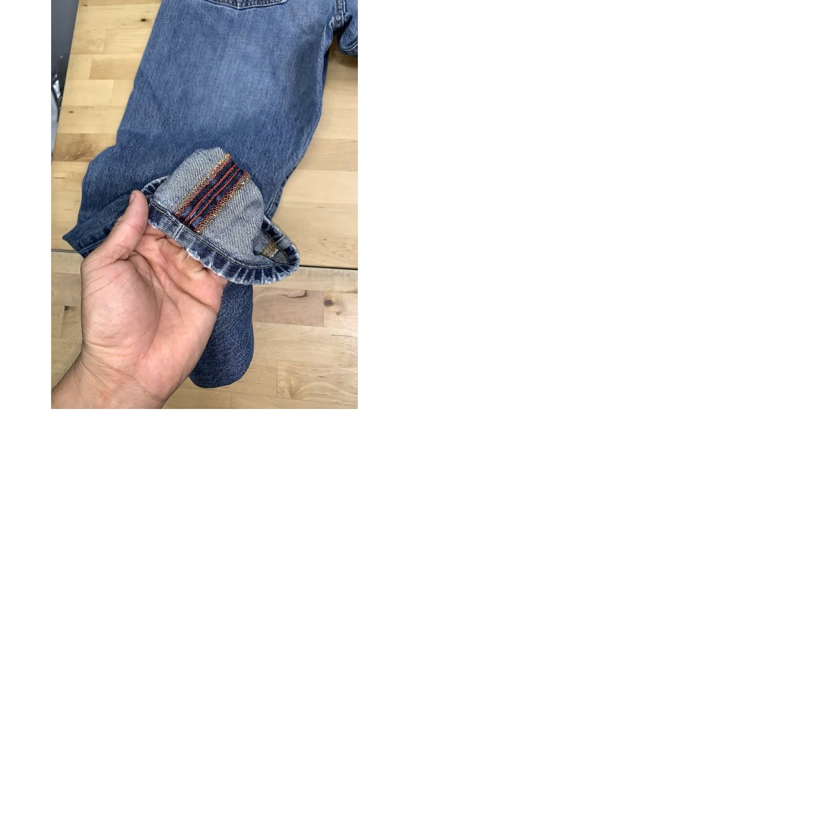 Lucky Brand Lucky Brand Jeans Men 30x29 Blue Denim Straight Button Fly 13134 Jeans Regular Fit Inseam 29 Size US 30 / EU 46 - 9 Thumbnail