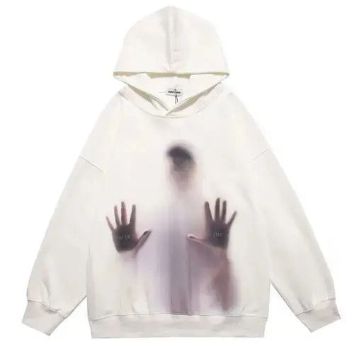 Other Hoodie Streetwear Mens Shadow Print Punk Hoodie Size US XL / EU 56 / 4 - 2 Thumbnail