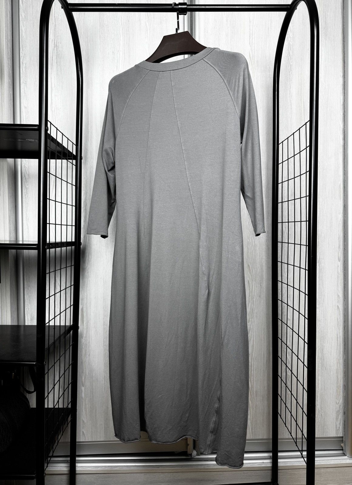 OSKA OSKA Grey Viscose Comfort Fit midi dress avant garde sz 3 Size L / US 10 / IT 46 - 8 Thumbnail