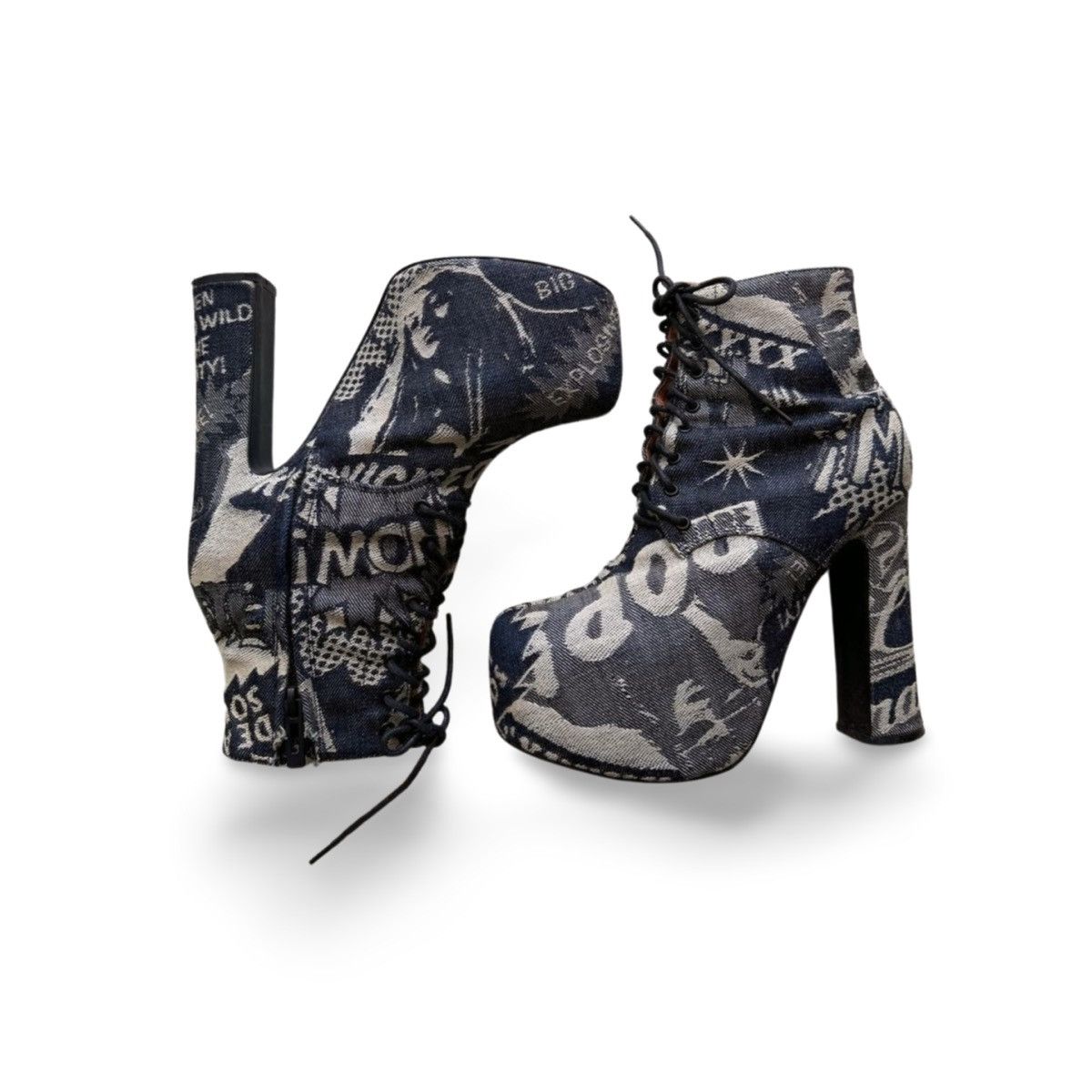 Hysteric Glamour Vintage Hysteric Glamour Platform Boots Size US 7 / IT 37 - 1 Thumbnail