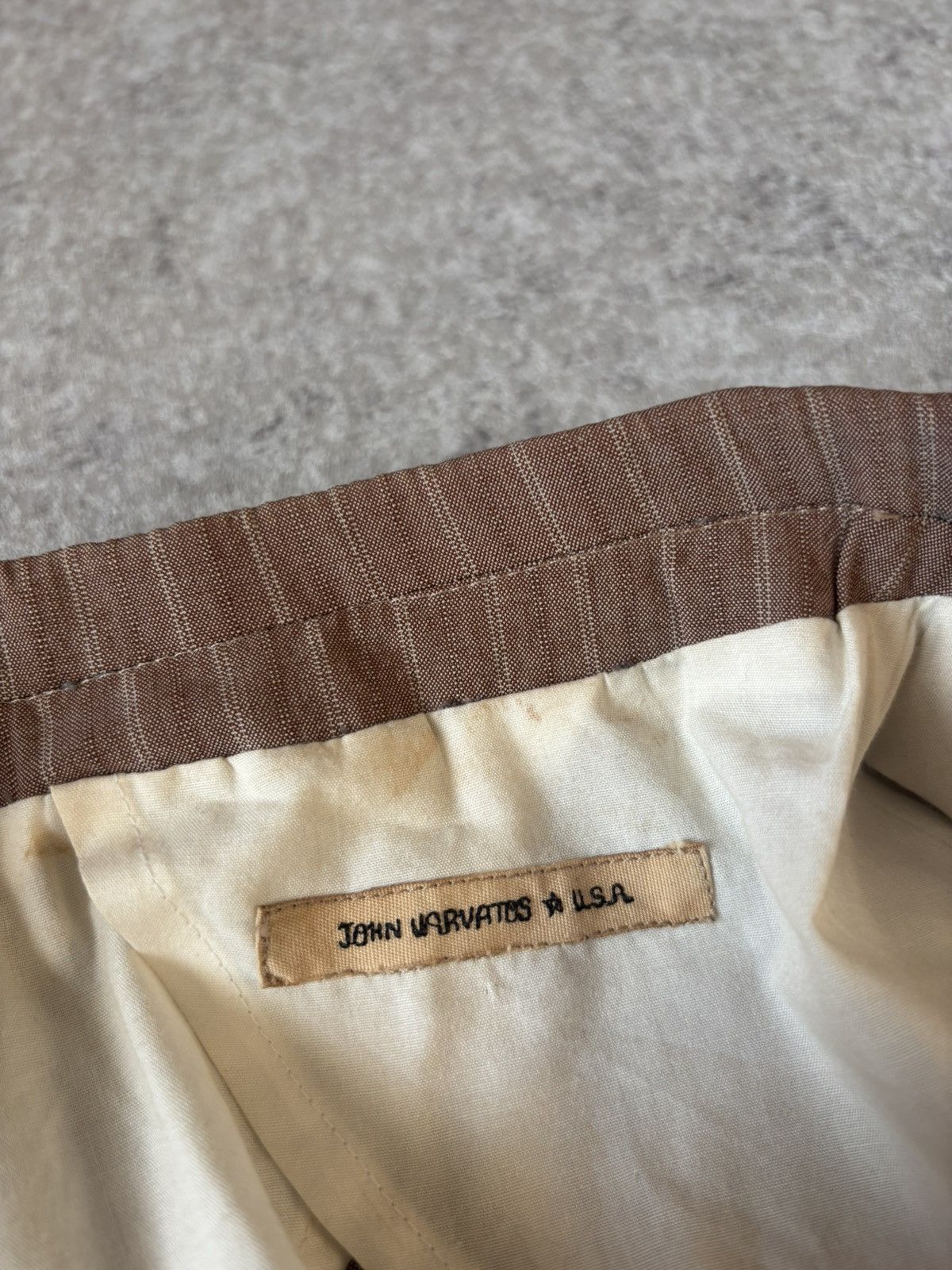 Designer × John Varvatos × Vintage JOHN VARVATOS USA BLAZER JACKET Size 50R - 4 Thumbnail