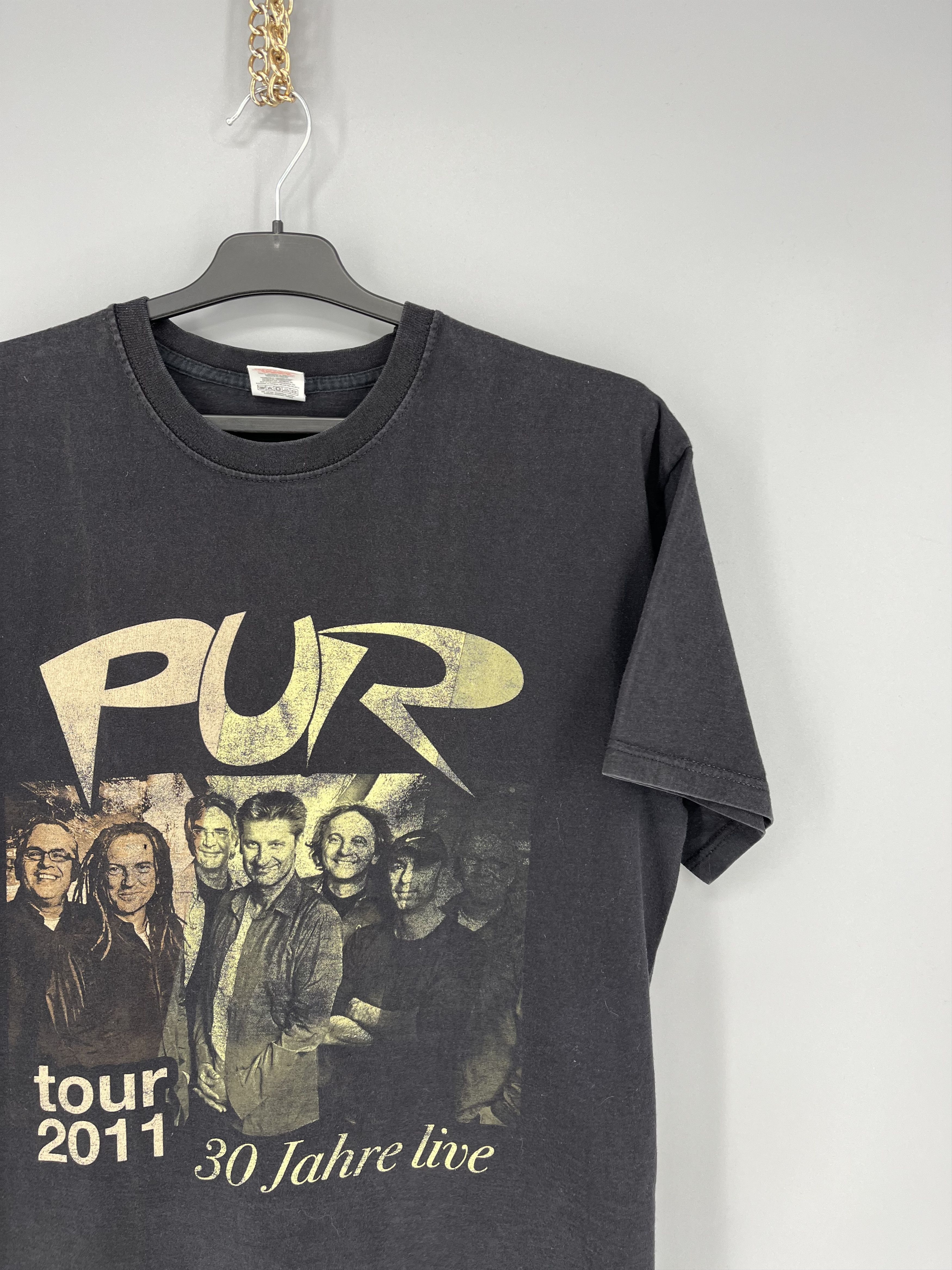 Band Tees PUR 2011 Vintage T-Shirt Pop Rock Band Tee 90s Tour Rare Size US M / EU 48-50 / 2 - 5 Thumbnail