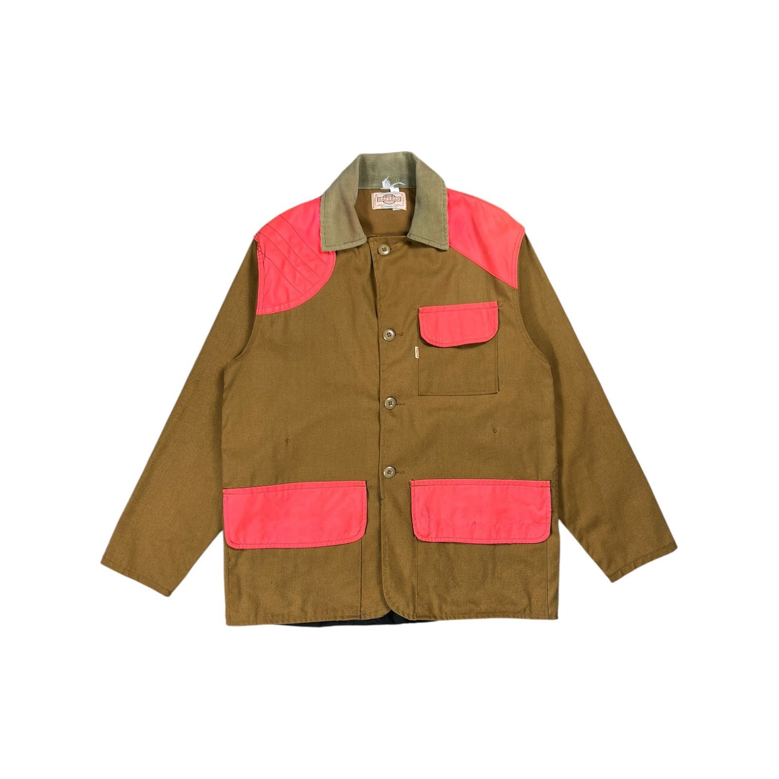 SafTbak × Vintage Vintage 80s SAFTBAK faded chore hunting coat (L) Size US L / EU 52-54 / 3 - 1 Thumbnail