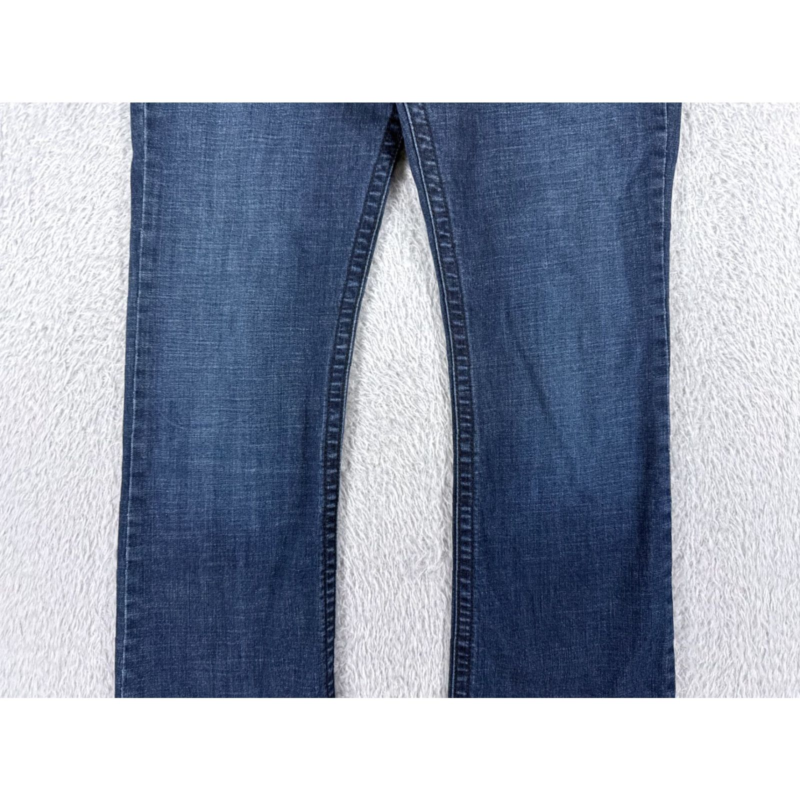 Lee Lee Jeans Women 8 Blue Denim Bootcut Slimming Secret Slender 27x30 Cotton Cotton Blend 5-Pocket Western Southwestern Cowboy Jeans Mens? Wait. Size 30" / US 8 / IT 44 - 3 Thumbnail