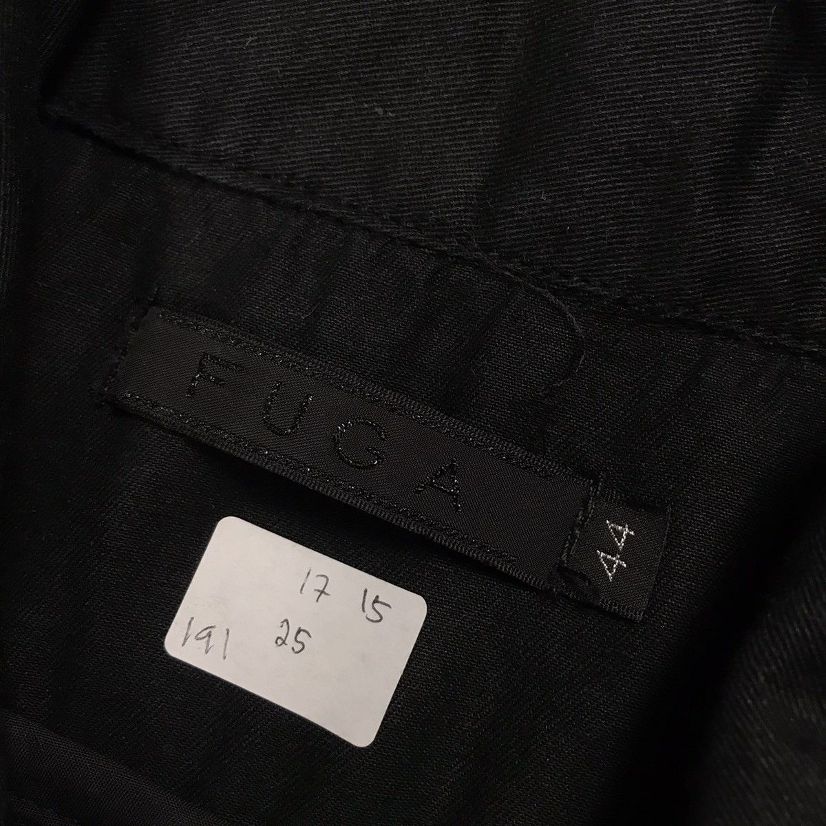 GOSTAR DE FUGA FUGA JAPAN DOUBLE ZIPPER PUNK SUPER BLACK JACKET Size US S / EU 44-46 / 1 - 10 Thumbnail