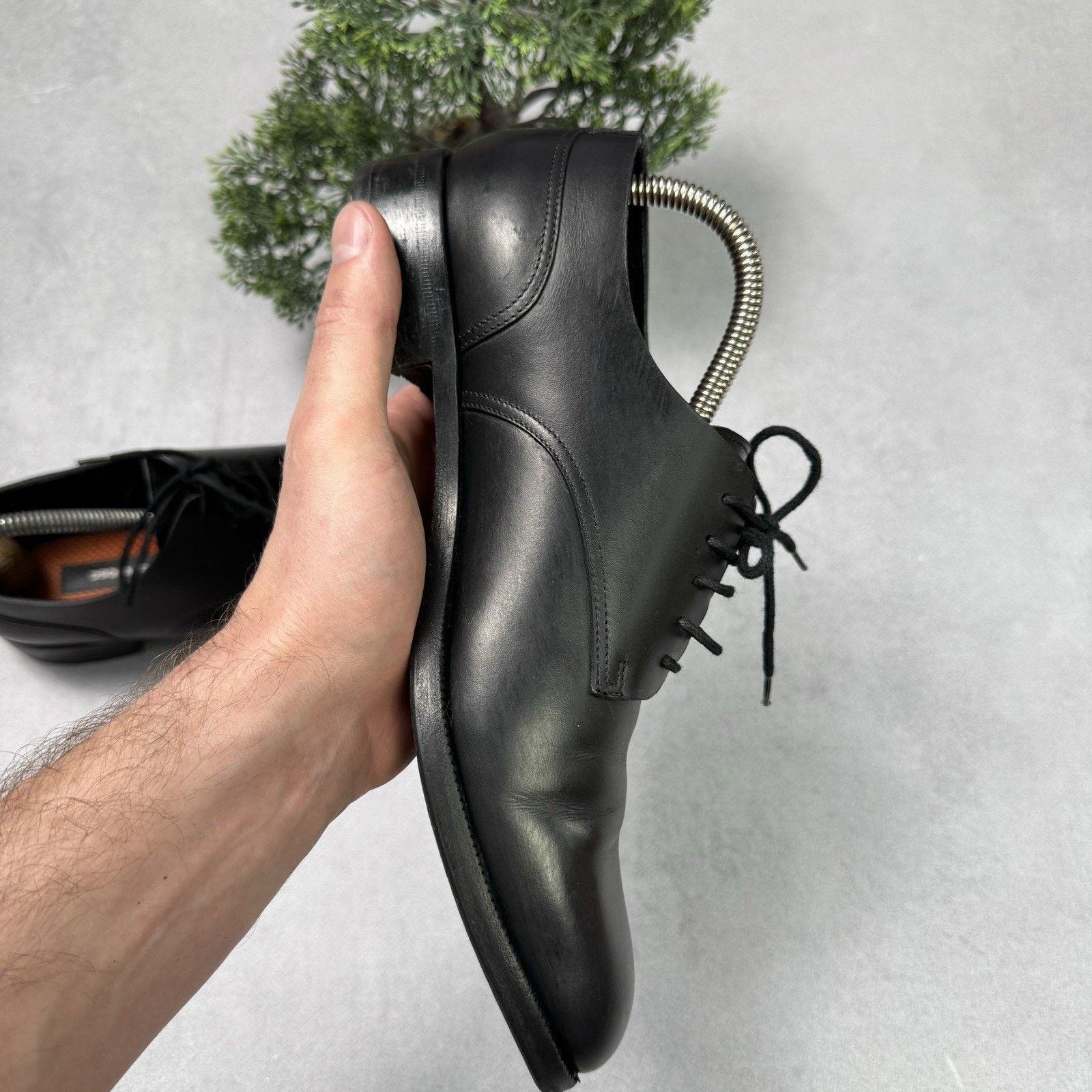 Dsquared2 Dsquared2 Men Derby Oxford Shoes Size EU 39 US 6 Black Size US 6 / EU 39 - 19 Thumbnail