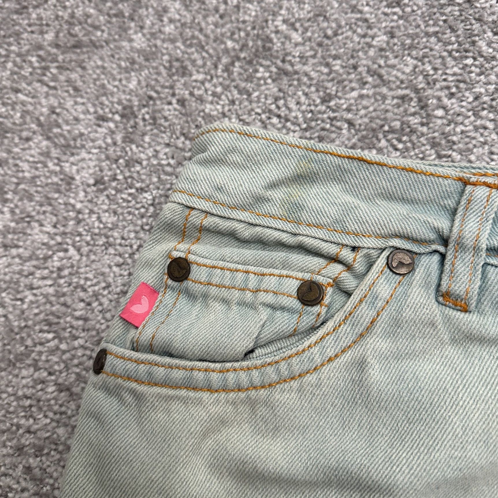 Vintage Woman Within Jeans 18W Denim Blue Straight Leg Plus Size 39x29.5 Womens Fashion Comfort Size 40" / US 18 - 4 Thumbnail