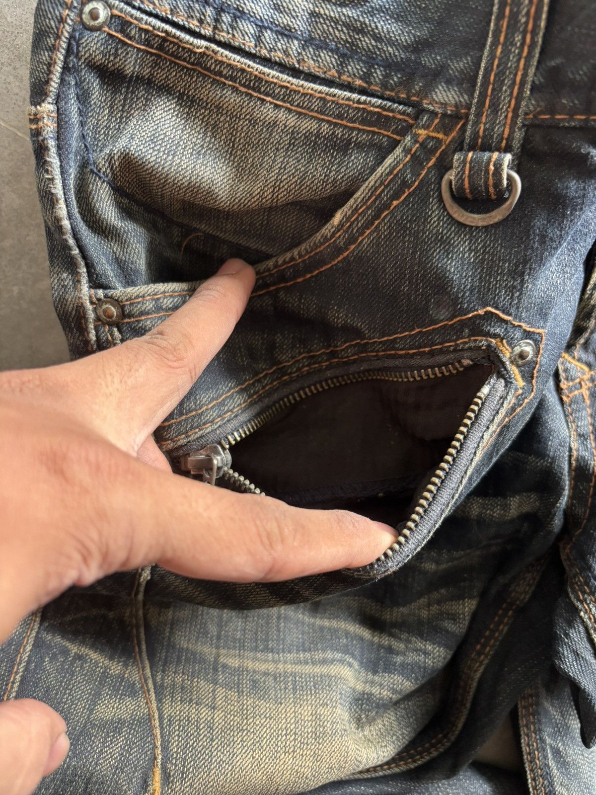 Japanese Brand FLARE DISTRESSED NICOLE CLUB FOR MEN RUSTY WASHED JAPANESE Size US 30 / EU 46 - 13 Thumbnail