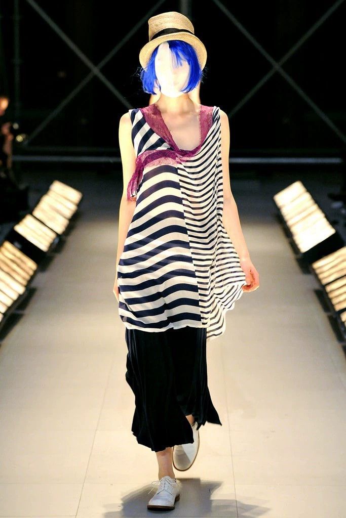 Junya Watanabe Junya Watanabe Silk Striped Dress Size S / US 4 / IT 40 - 1 Thumbnail