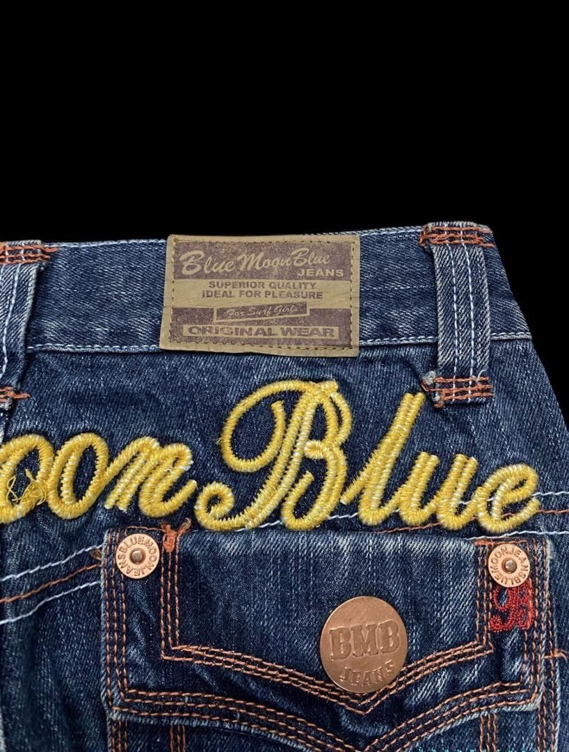 Vintage Vintage 90s Blue Moon Blue Mudwash Patchwork Distressed Size US 28 / EU 44 - 18 Thumbnail