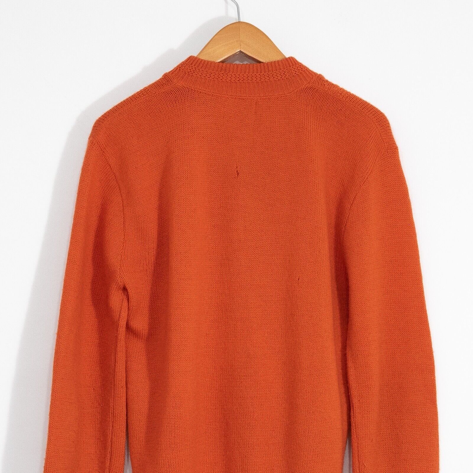 Vintage Vintage Campus Wool Cable Knit Sweater M - Distressed Preppy Size US M / EU 48-50 / 2 - 7 Thumbnail