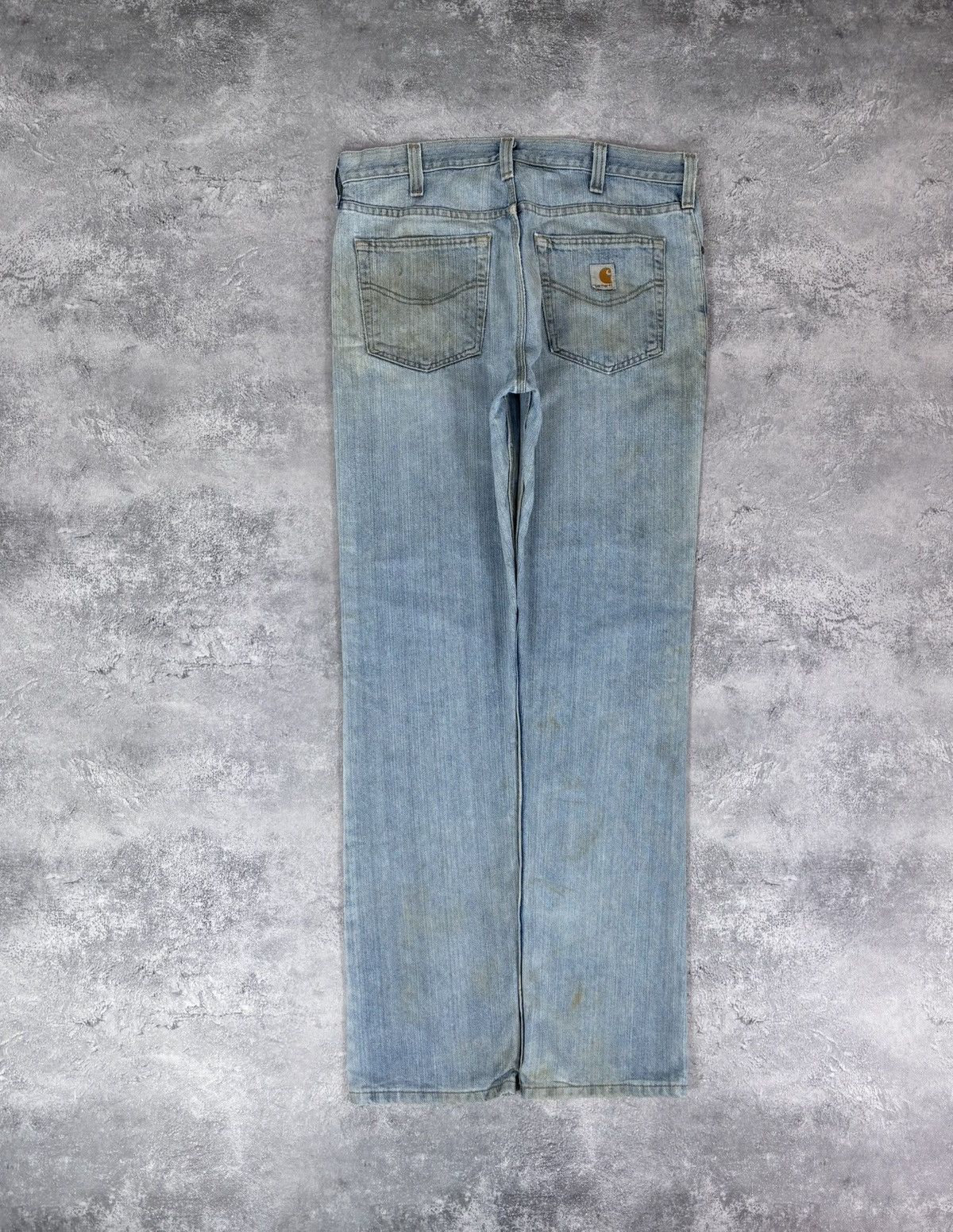 Carhartt Carhartt Men’s Denim Jeans Light Blue USA Distressed Size US 34 / EU 50 - 1 Thumbnail