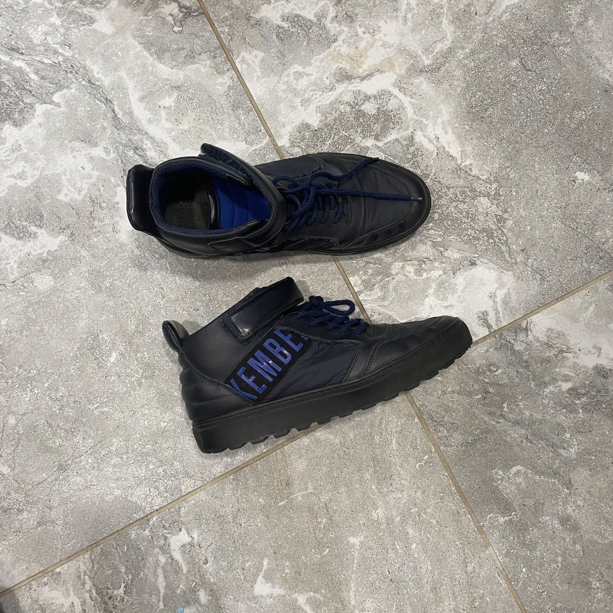 Designer × Dirk Bikkembergs Dirk Bikkembergs Black High Top Shoes Boots sneakers Size US 10 / EU 43 - 1 Thumbnail