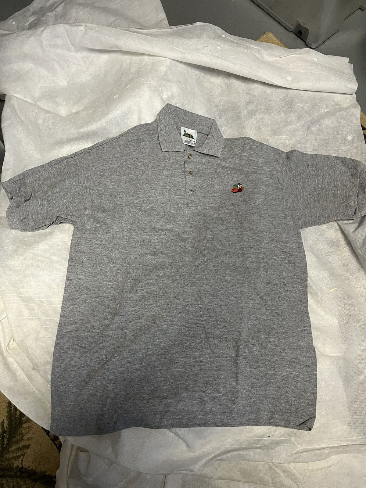 Vintage South Park Vintage Cartman Polo Grey 1998 Size US L / EU 52-54 / 3 - 1 Thumbnail