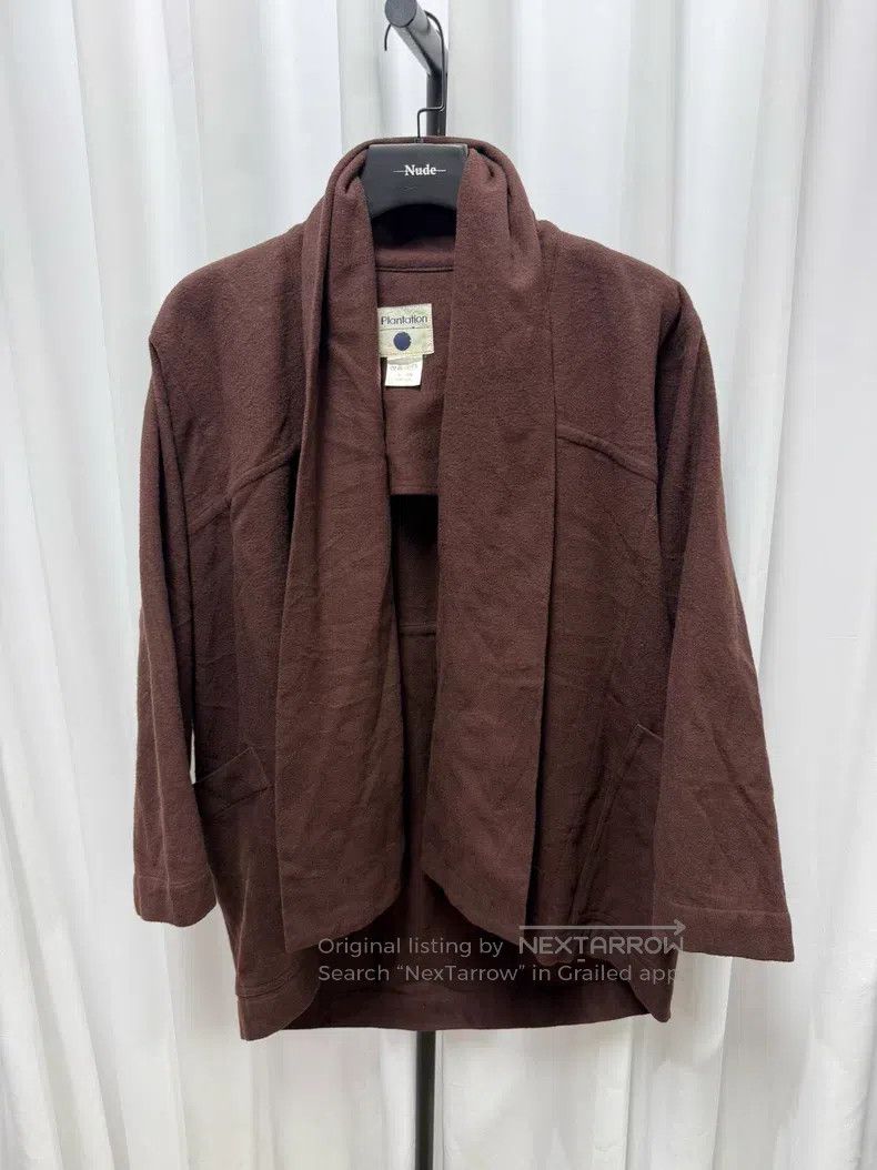 Issey Miyake Issey Miyake Scarf collar wool cardigan Size M / US 6-8 / IT 42-44 - 1 Thumbnail