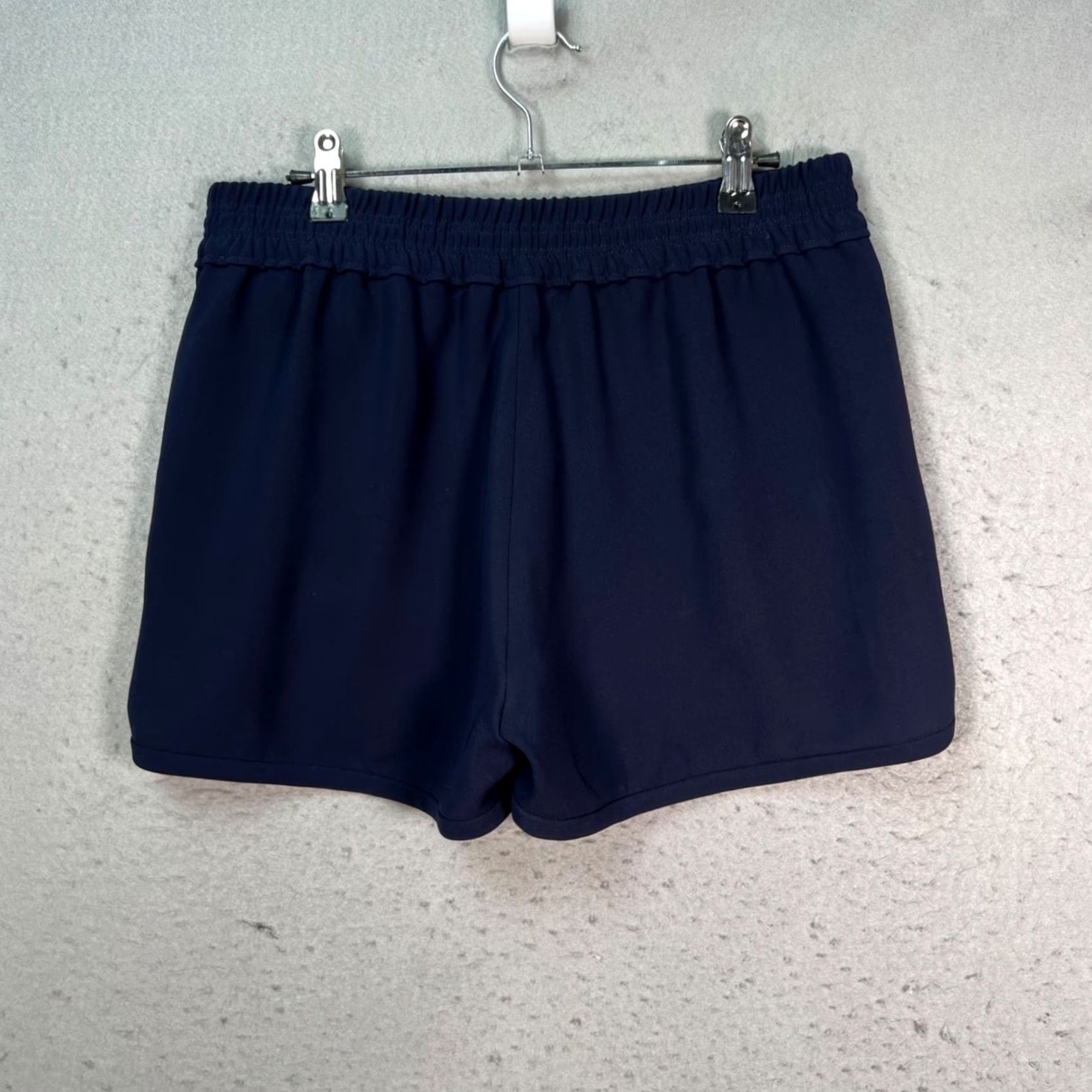 J.Crew J.CREW Womens 4 Navy Blue Elastic Waist Dolphin Hem Shorts Shirtless? Size 27" / US 4 / IT 40 - 2 Thumbnail