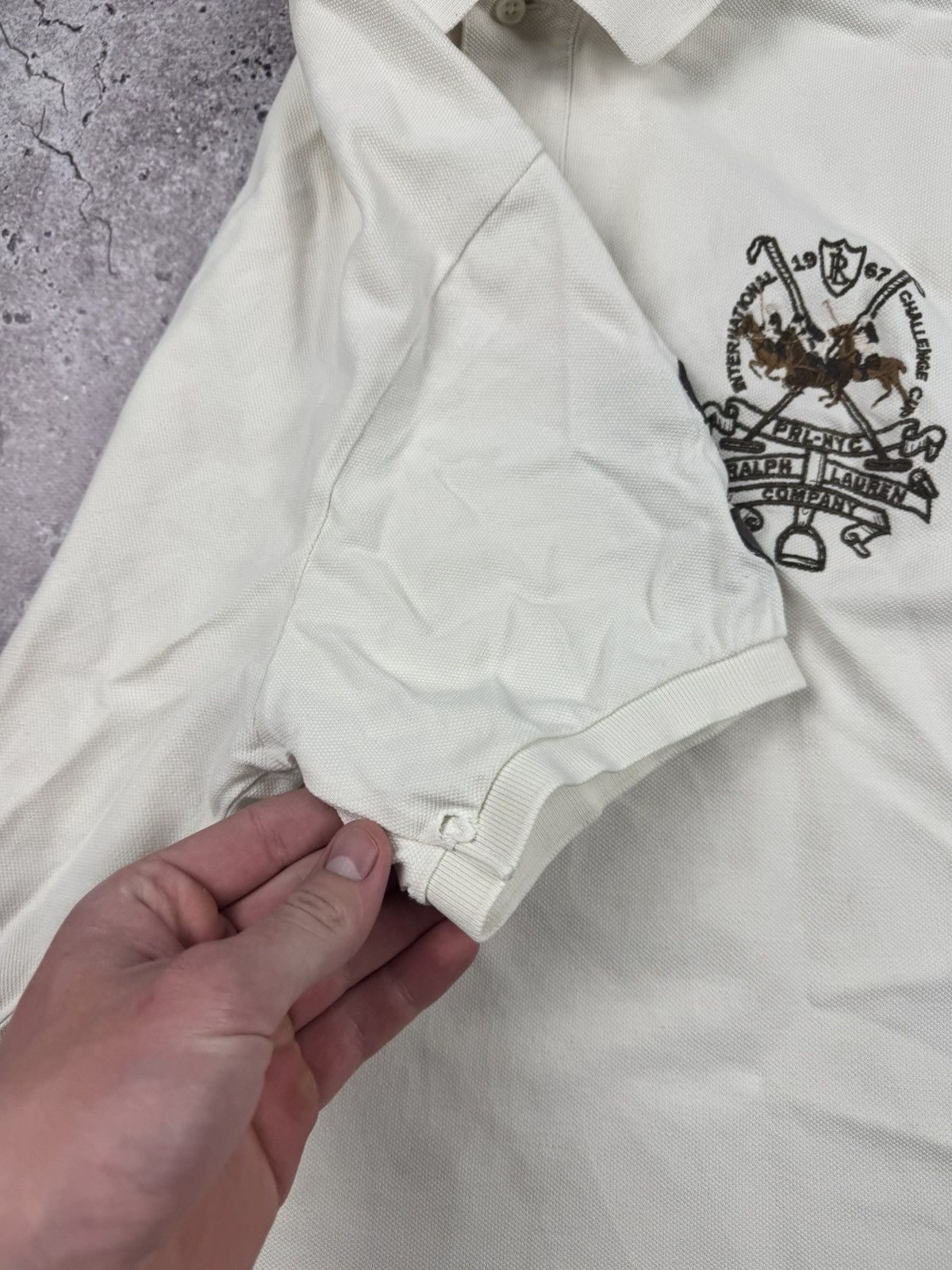 Polo Ralph Lauren Polo Ralph Lauren Y2K Vintage NYC Rugby Polo Distressed Size US L / EU 52-54 / 3 - 5 Thumbnail