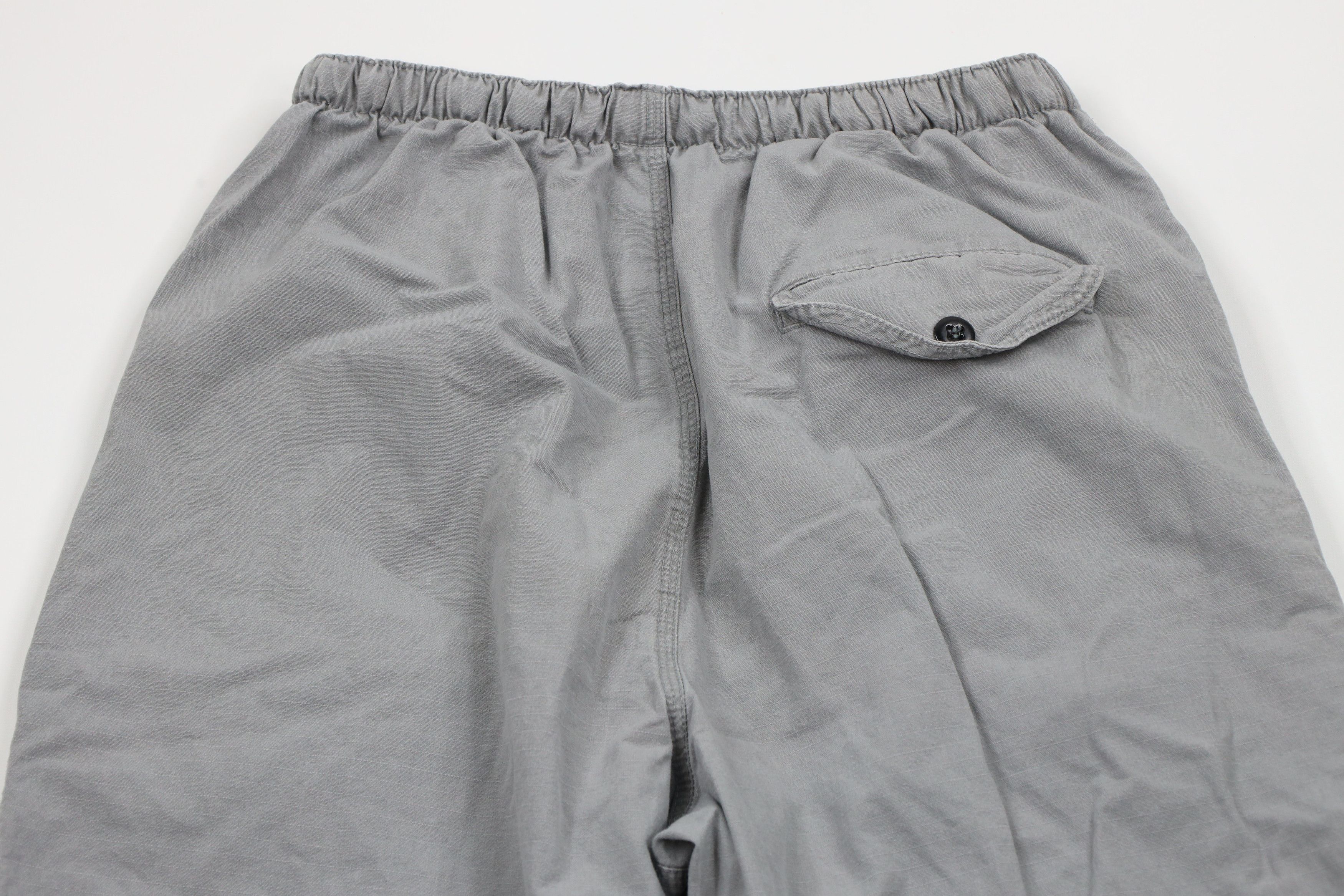 Vintage Vintage 90s Streetwear Double Knee Belted Pants Gray USA Size US 34 / EU 50 - 10 Thumbnail