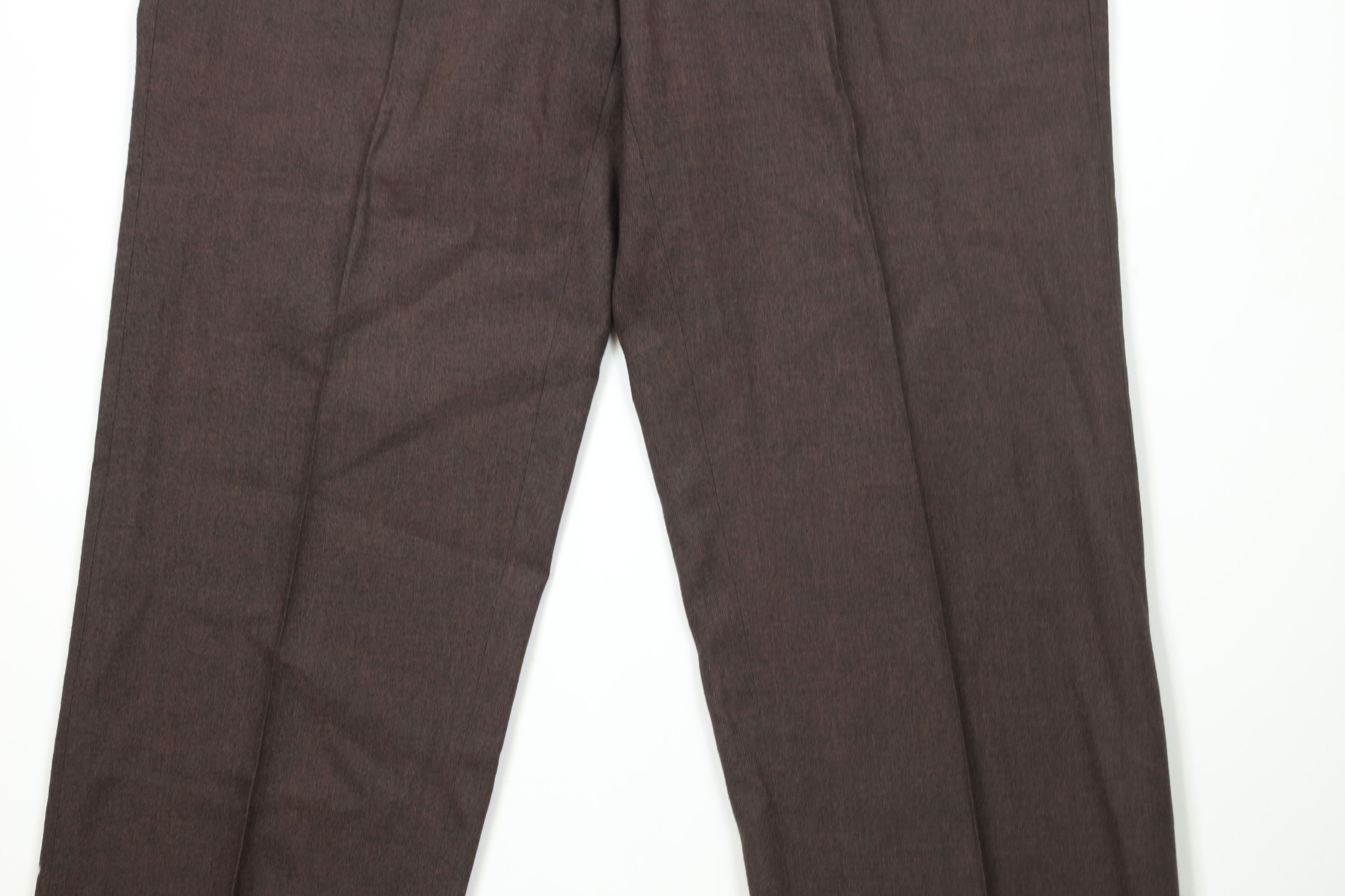 Vintage Vintage 60s 70s Streetwear Button Back Chino Pants Brown USA Size US 34 / EU 50 - 3 Thumbnail